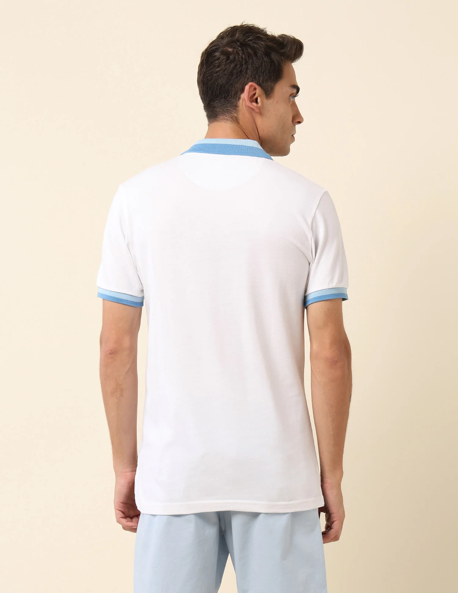 Solid Slim Fit Polo Shirt - Image 5