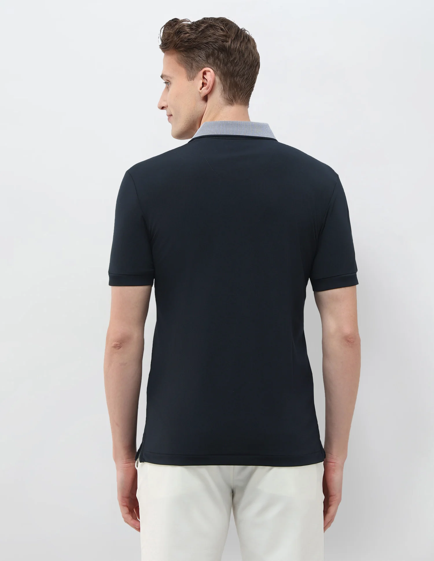 Solid Slim Fit Polo Shirt - Image 5