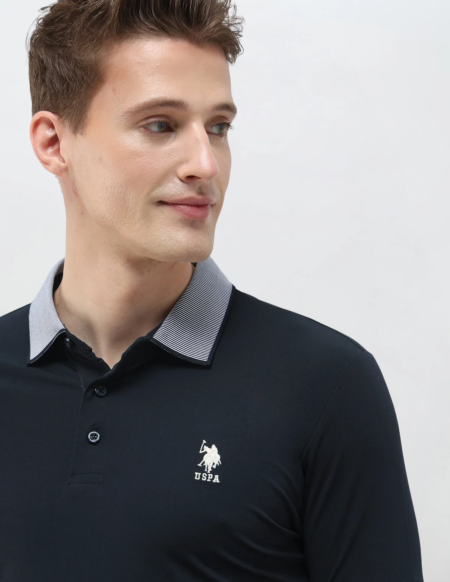 Solid Slim Fit Polo Shirt - Image 7