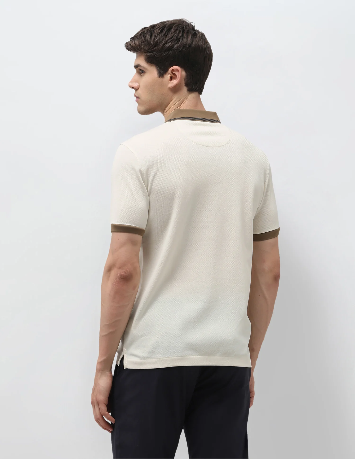 Solid Slim Fit Polo Shirt - Image 5