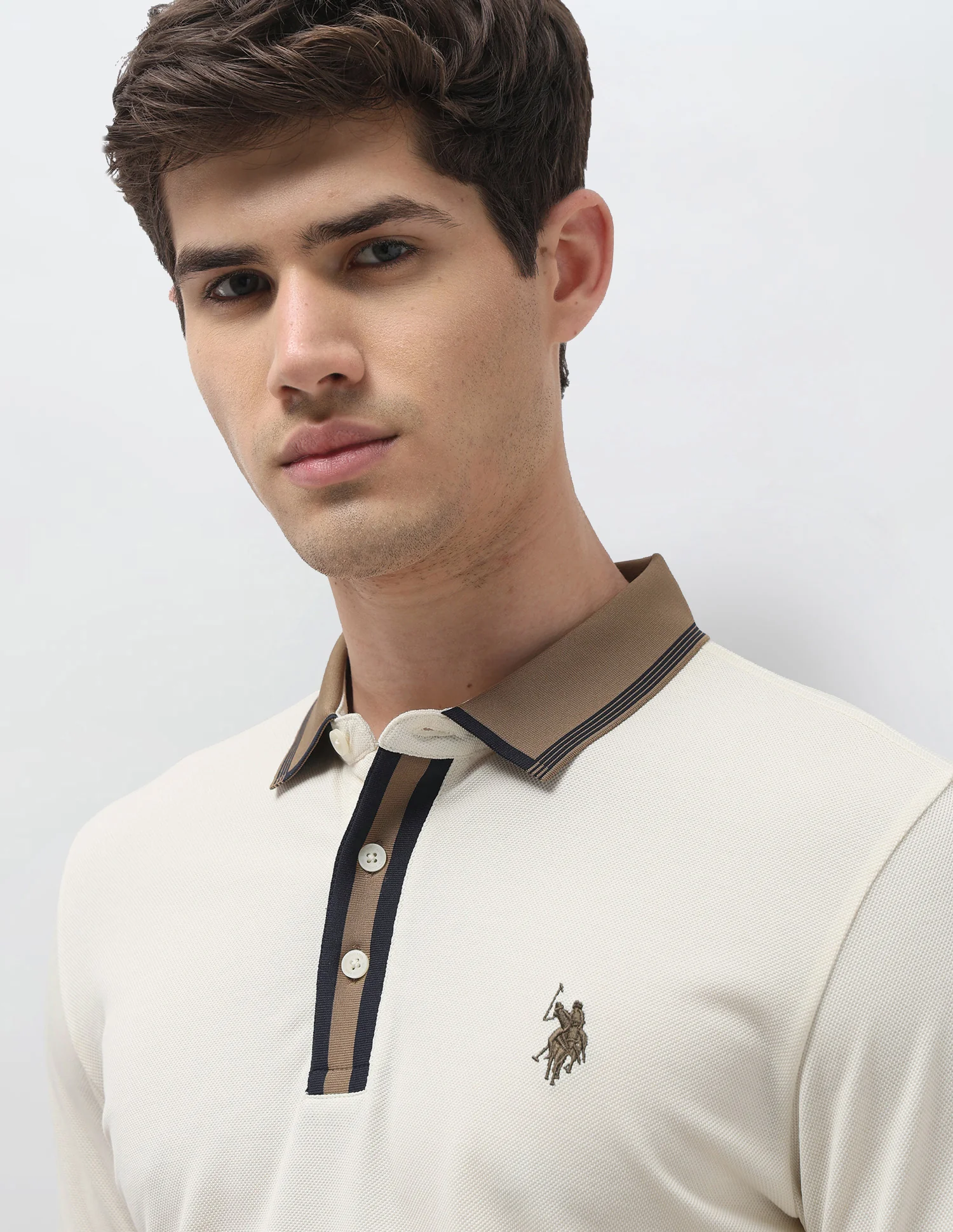 Solid Slim Fit Polo Shirt - Image 7