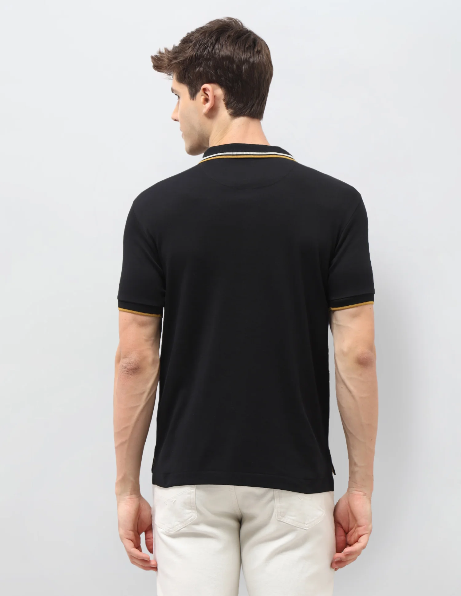 Solid Slim Fit Polo Shirt - Image 5