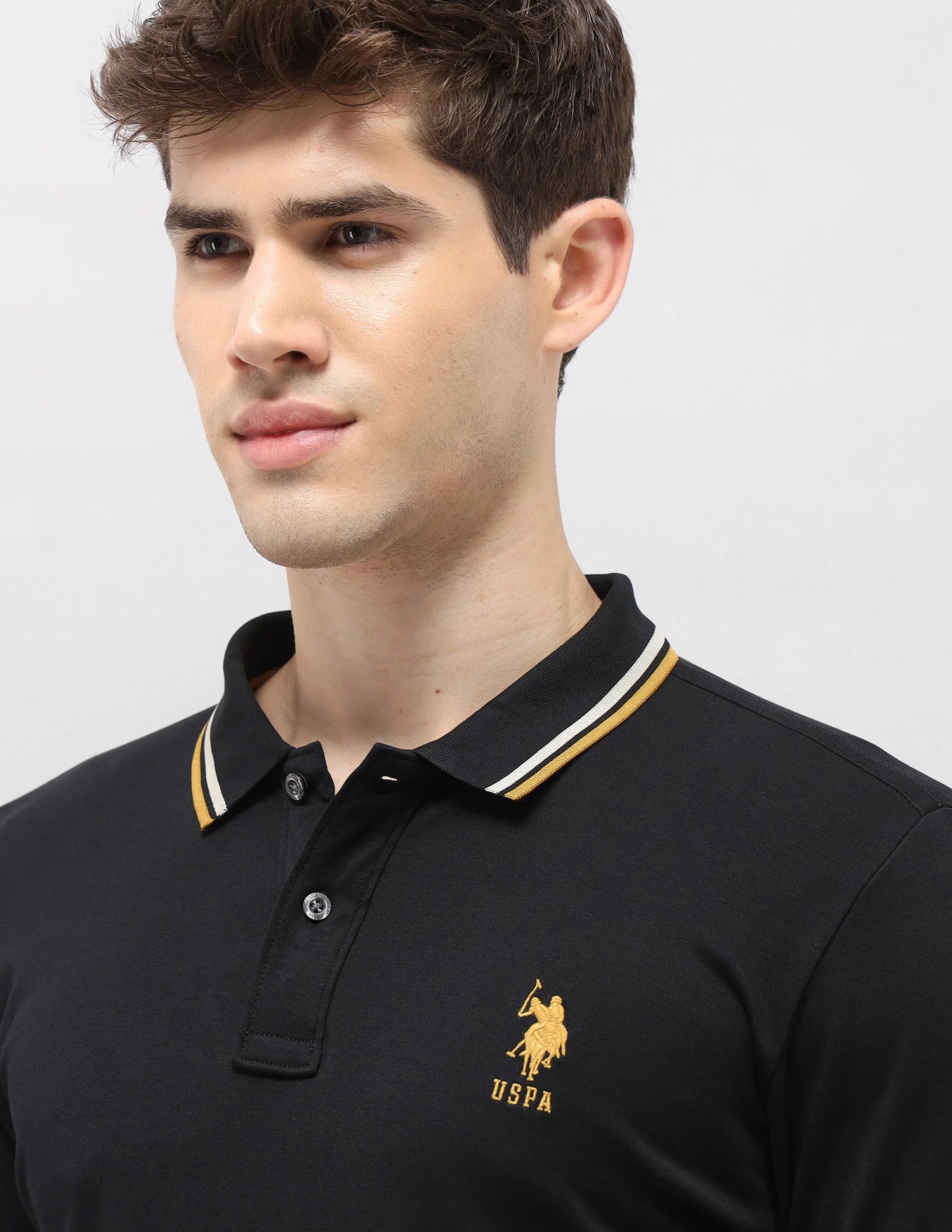 Solid Slim Fit Polo Shirt - Image 7