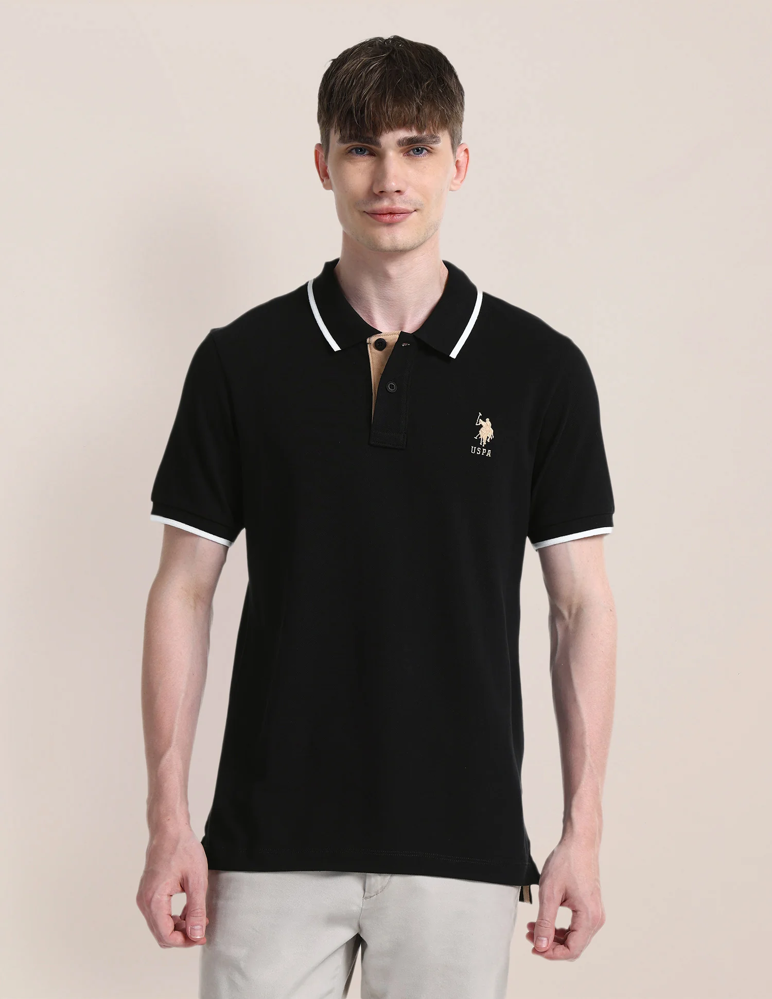 Solid Slim Fit Polo Shirt - Image 6