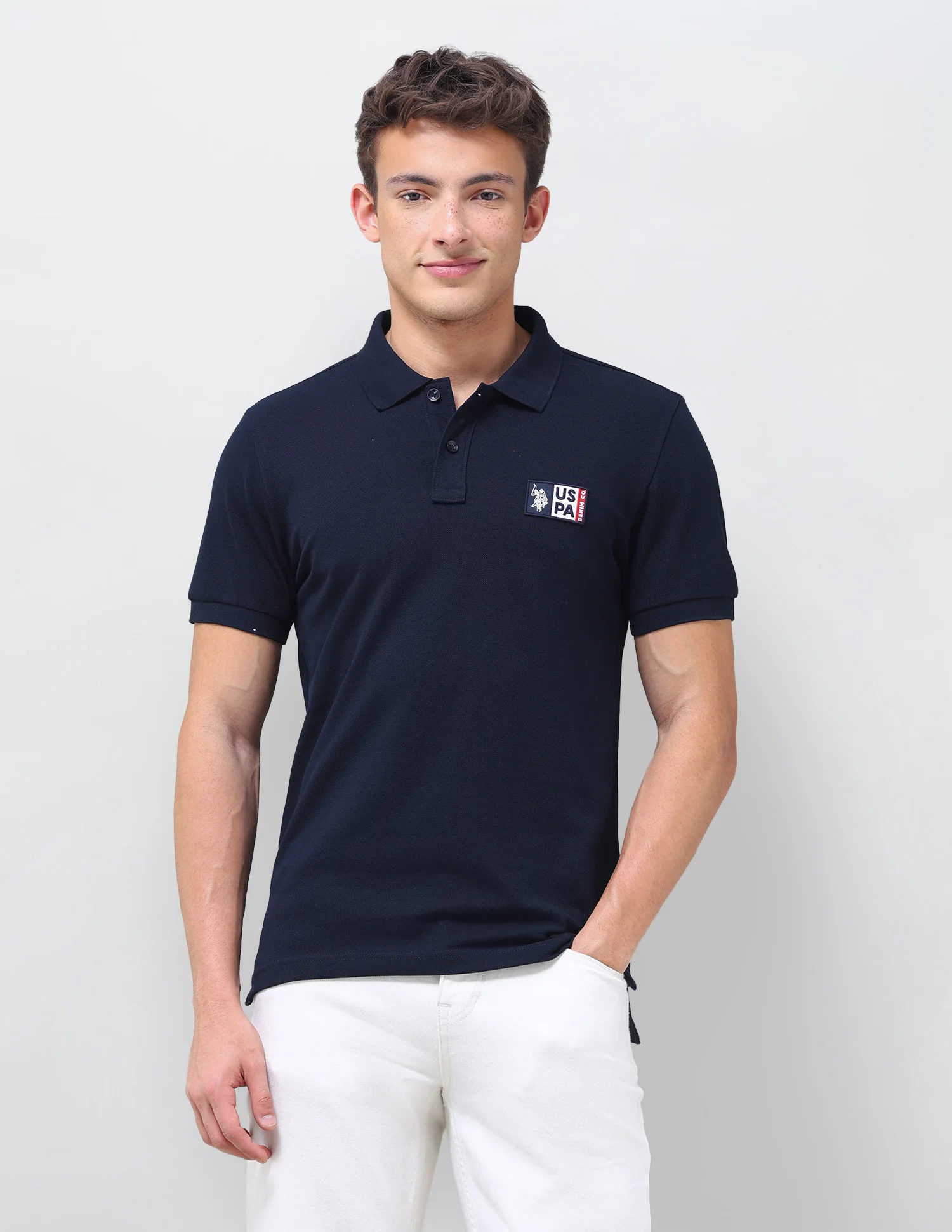 Solid Slim Fit Polo Shirt - Image 6
