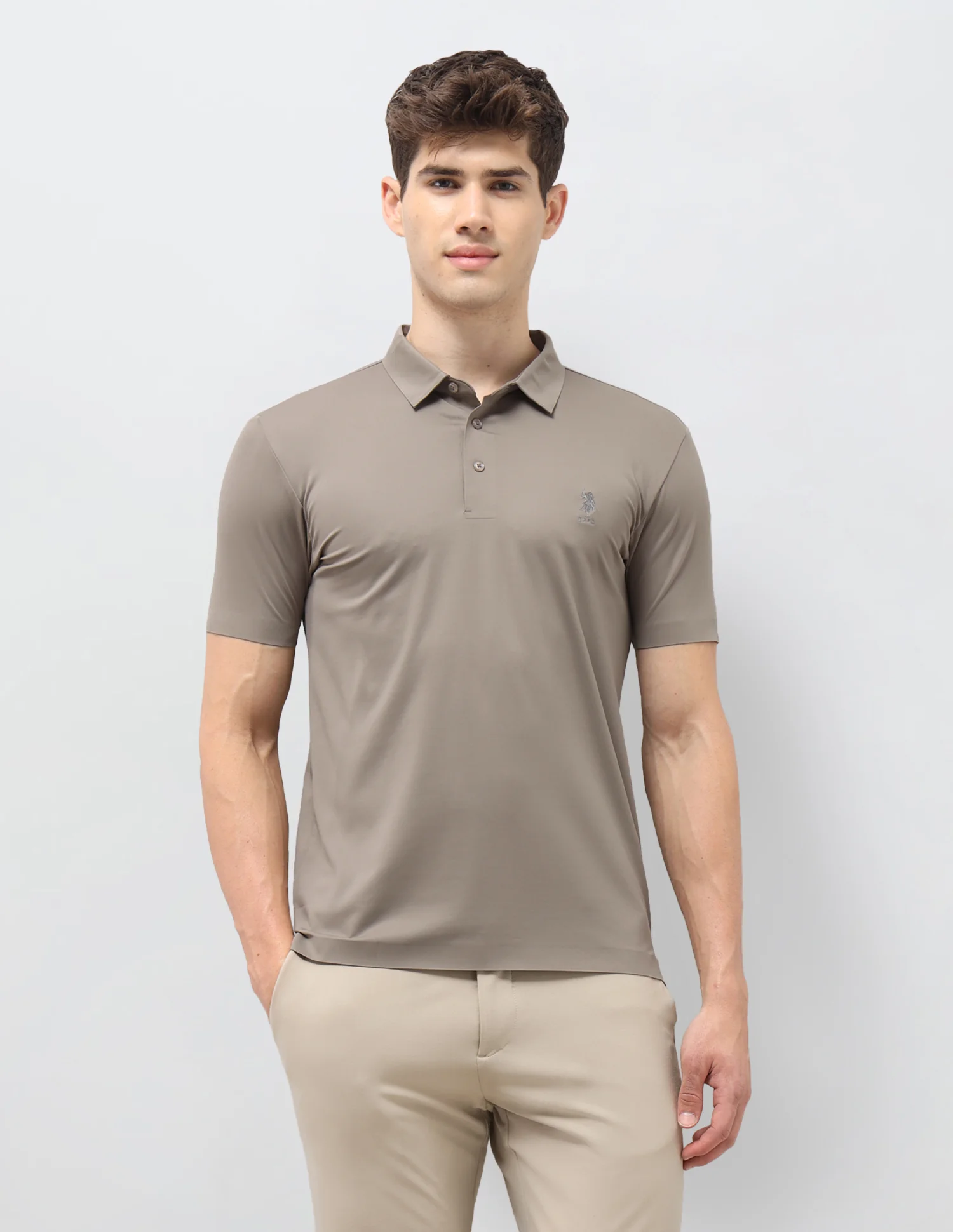 Solid Slim Fit Polo Shirt - Image 6