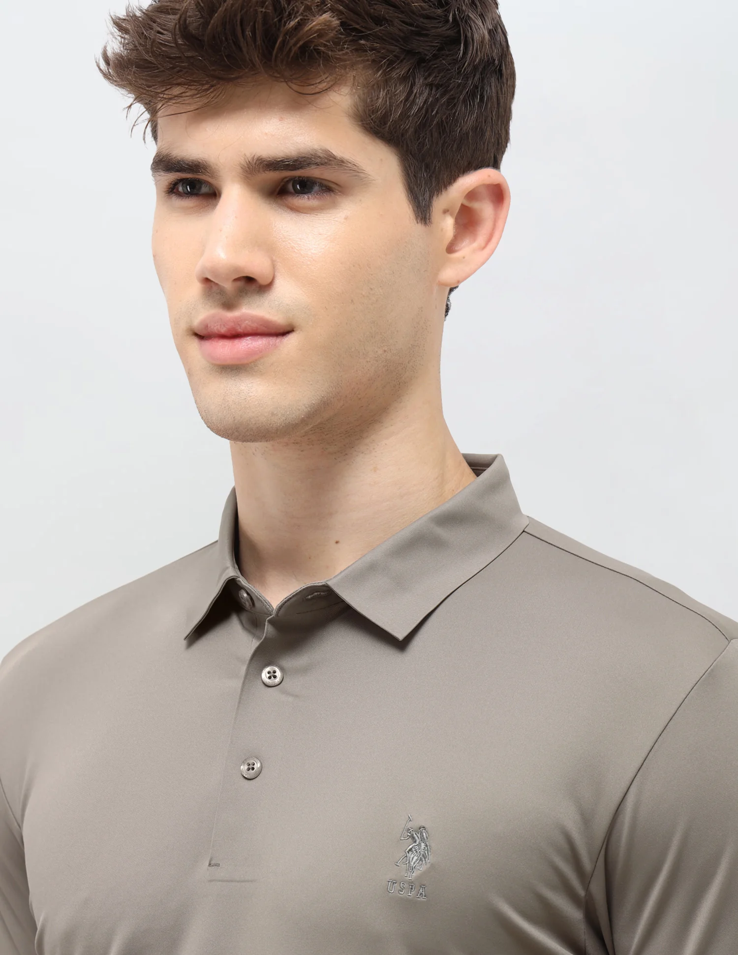 Solid Slim Fit Polo Shirt - Image 7