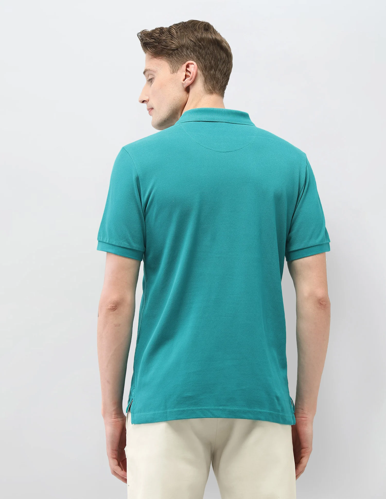 Solid Slim Fit Polo Shirt - Image 5