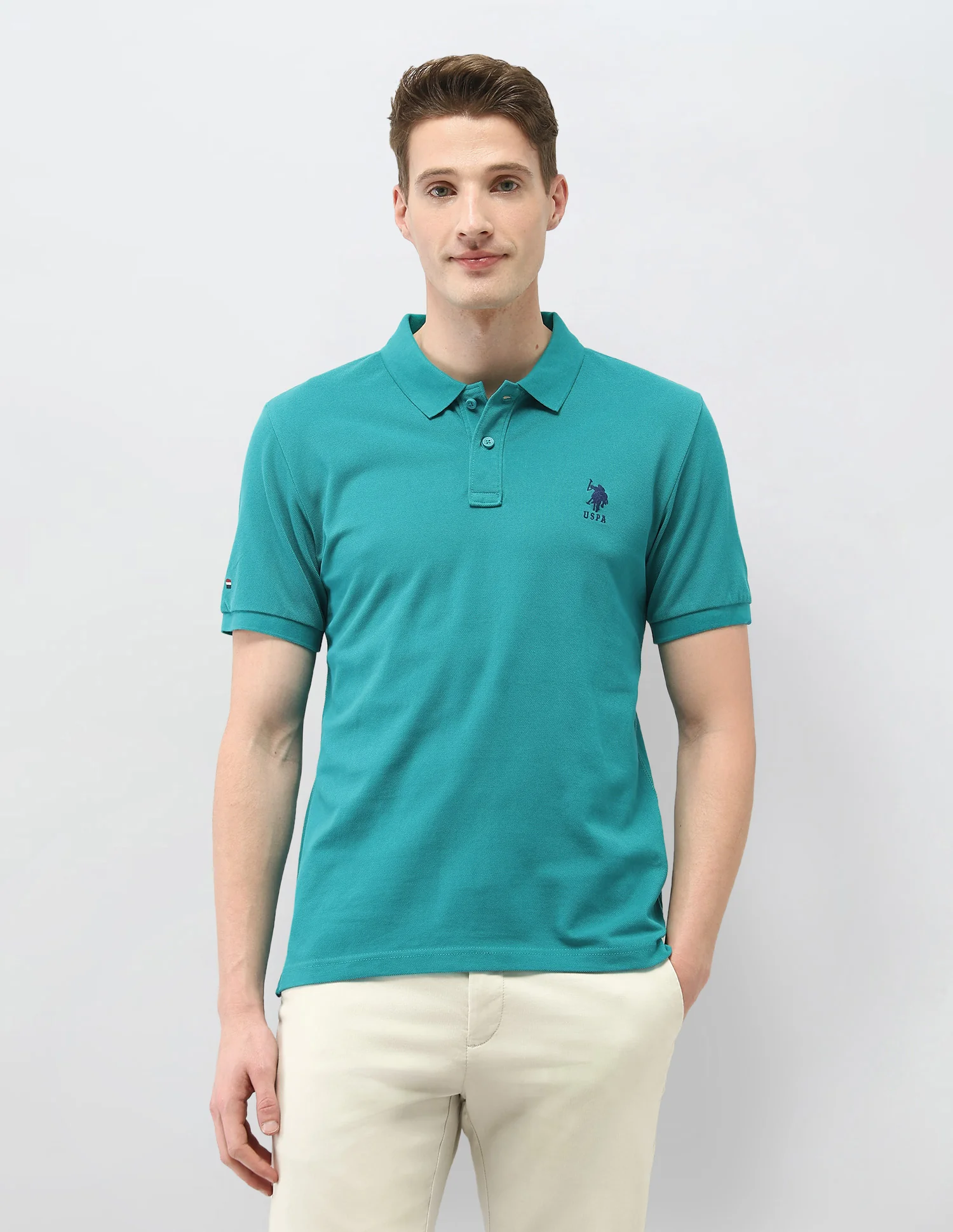 Solid Slim Fit Polo Shirt - Image 6