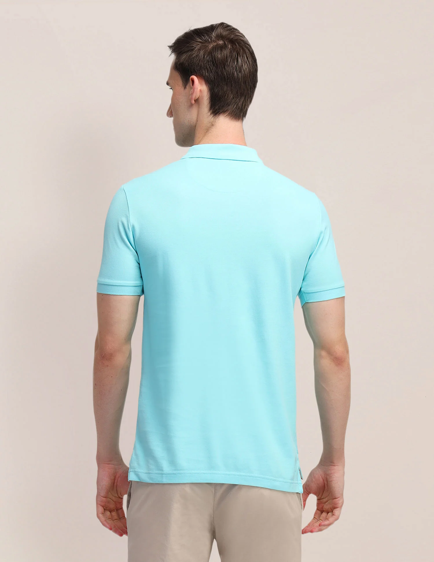 Solid Slim Fit Polo Shirt - Image 5