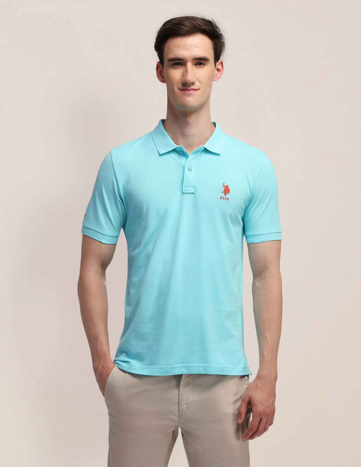 Solid Slim Fit Polo Shirt - Image 6