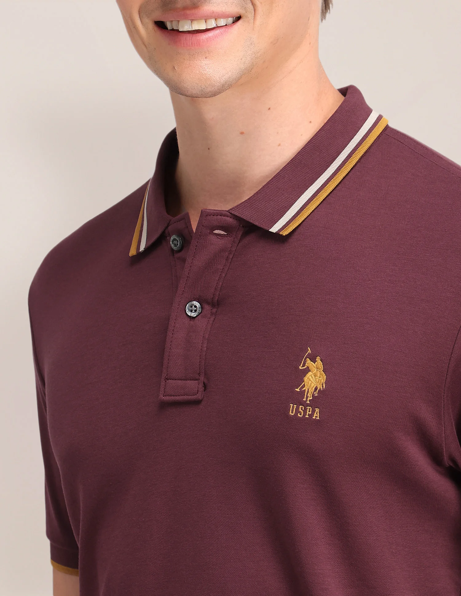 Solid Slim Fit Polo Shirt - Image 7