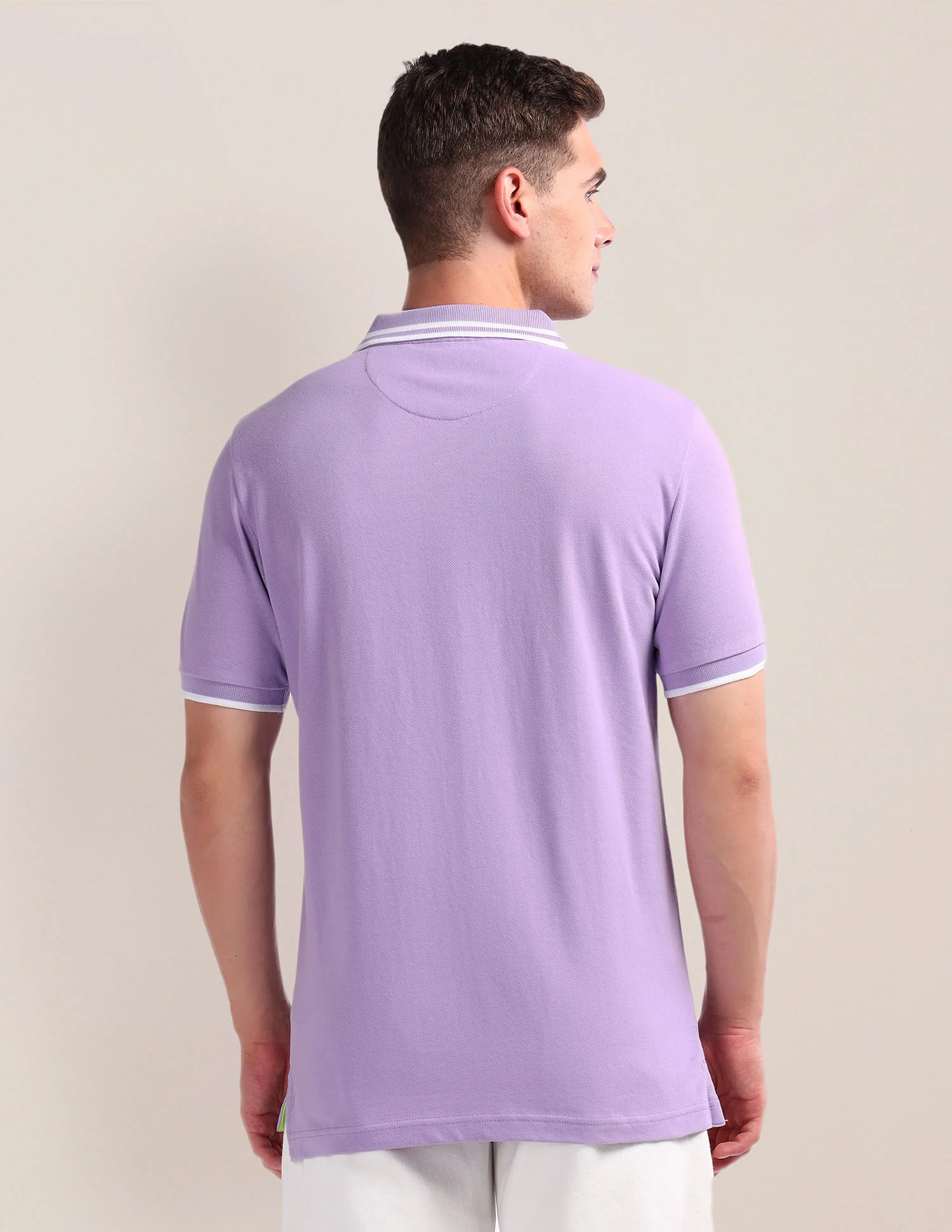 Solid Slim Fit Polo Shirt - Image 5