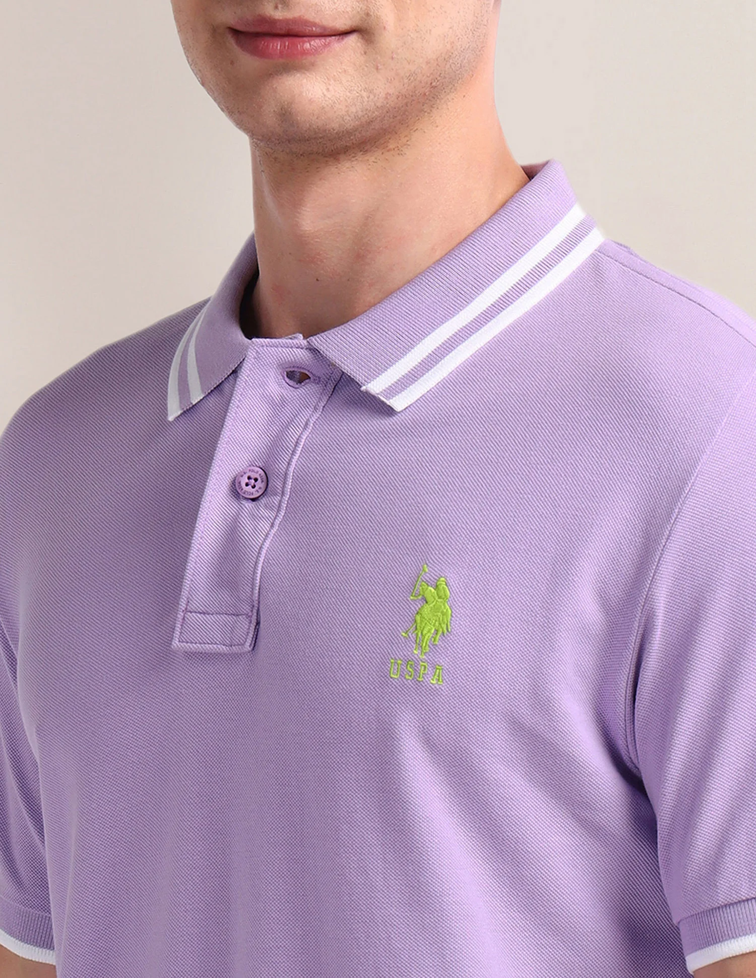 Solid Slim Fit Polo Shirt - Image 7