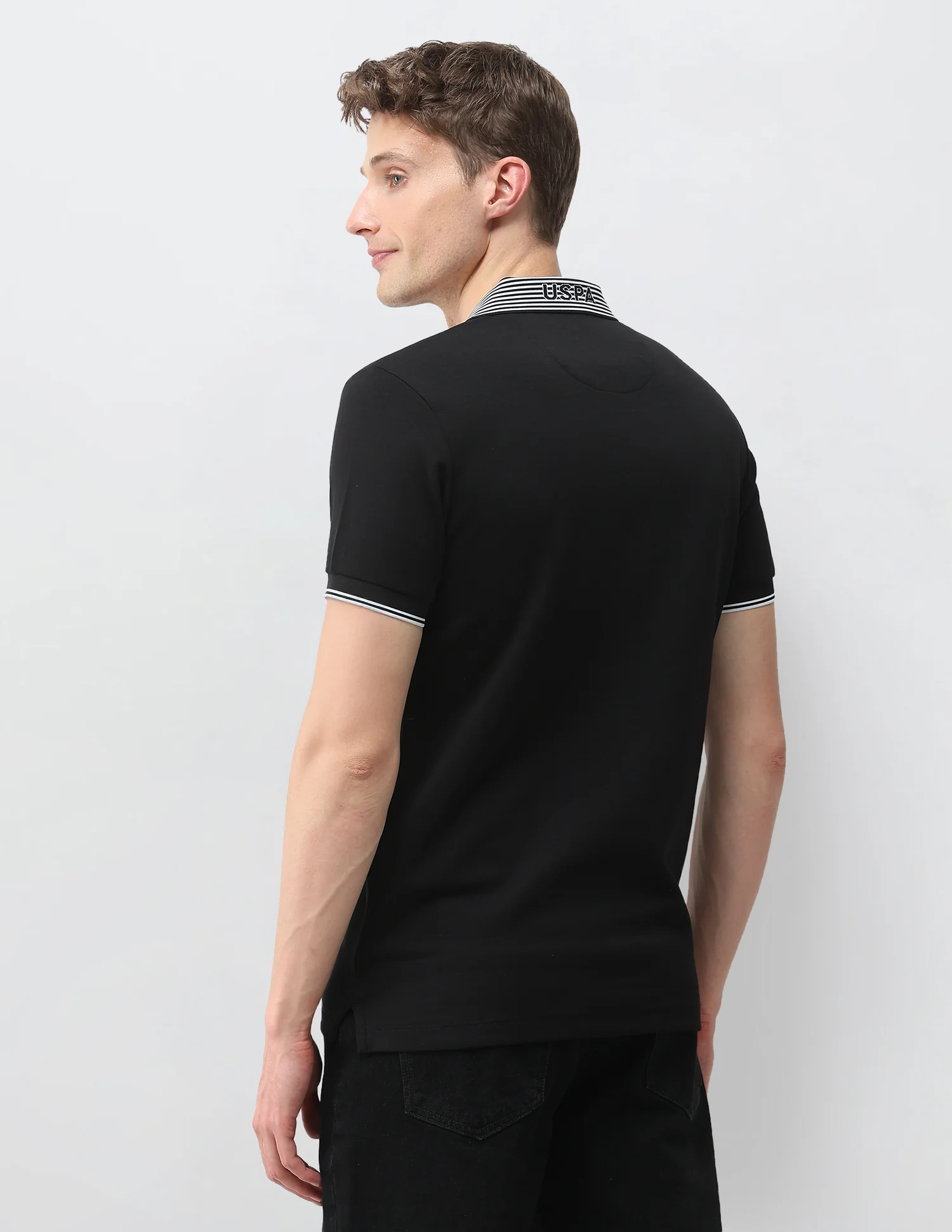 Solid Slim Fit Polo Shirt - Image 5