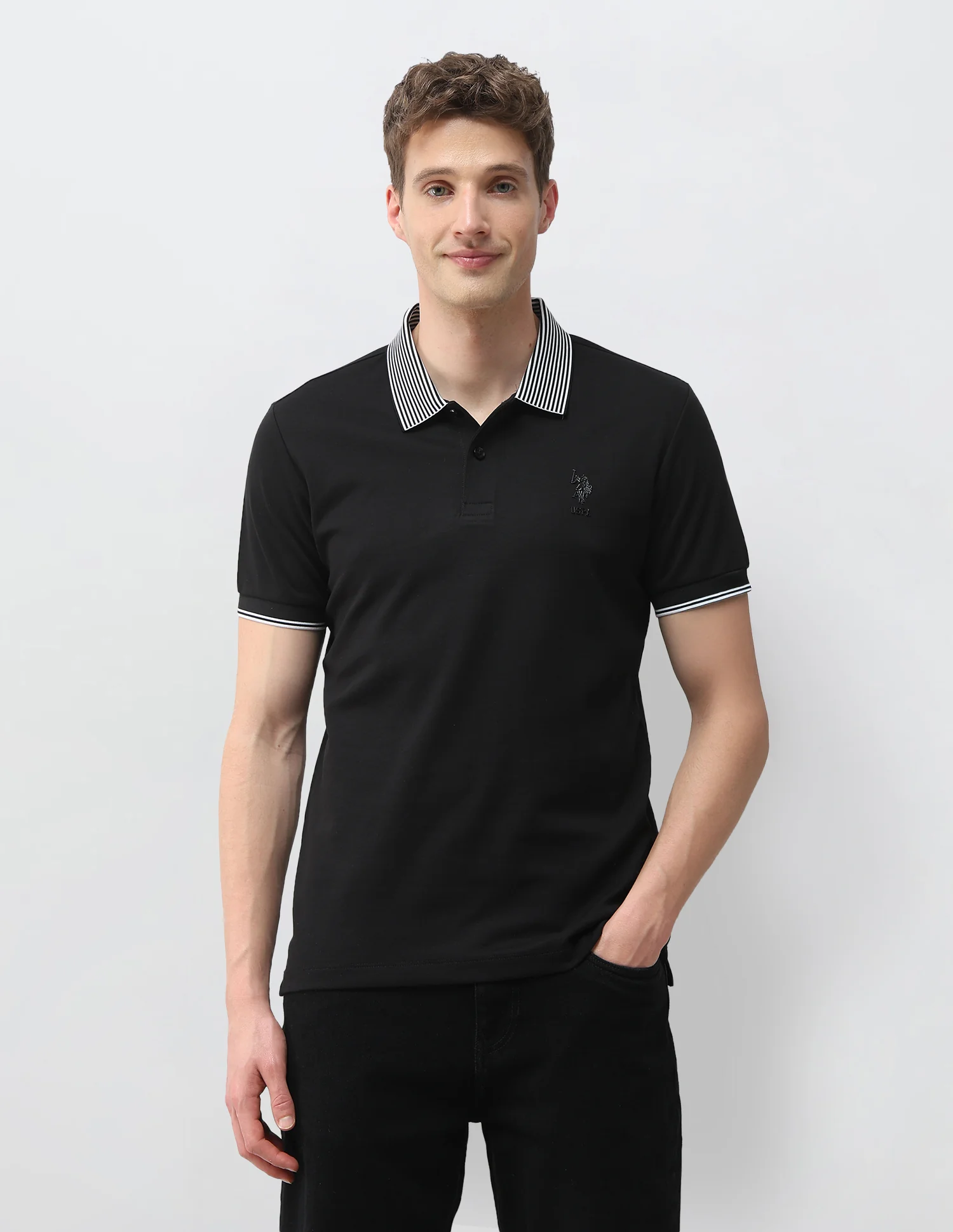 Solid Slim Fit Polo Shirt - Image 6