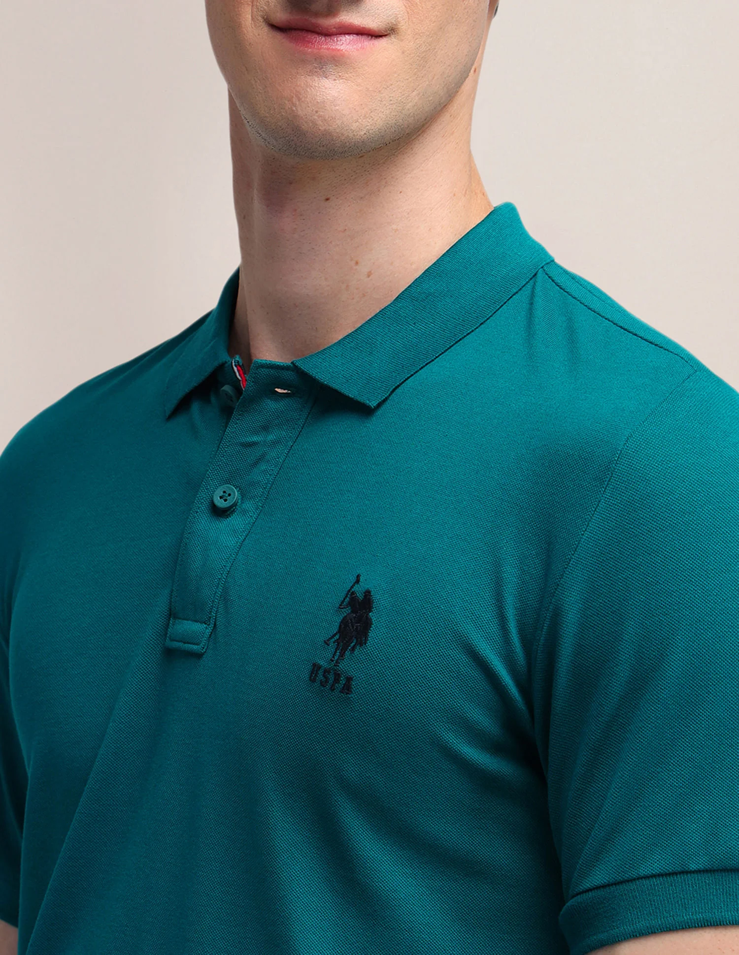 Solid Slim Fit Polo Shirt - Image 7
