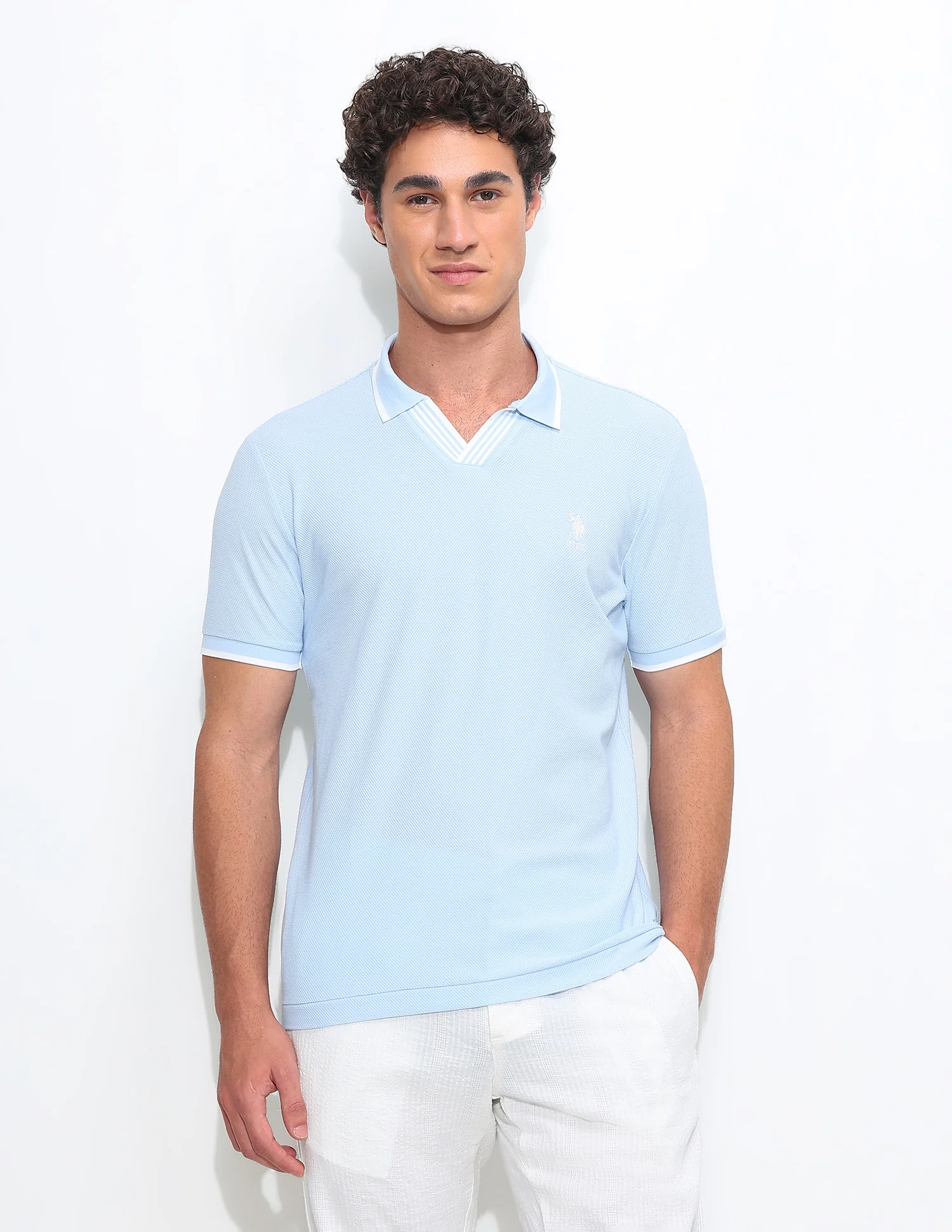 Solid Slim Fit Polo Shirt - Image 6