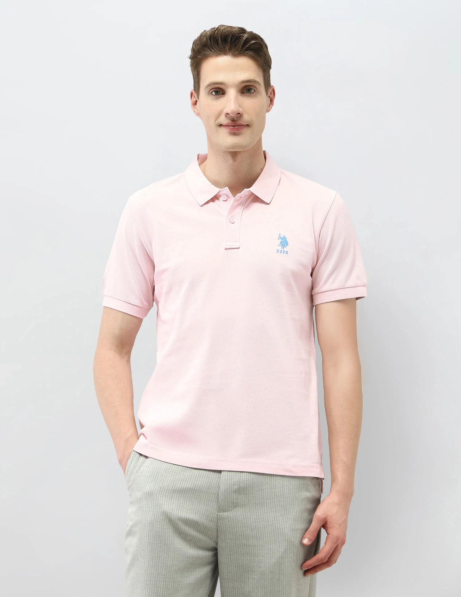 Solid Slim Fit Polo Shirt - Image 6