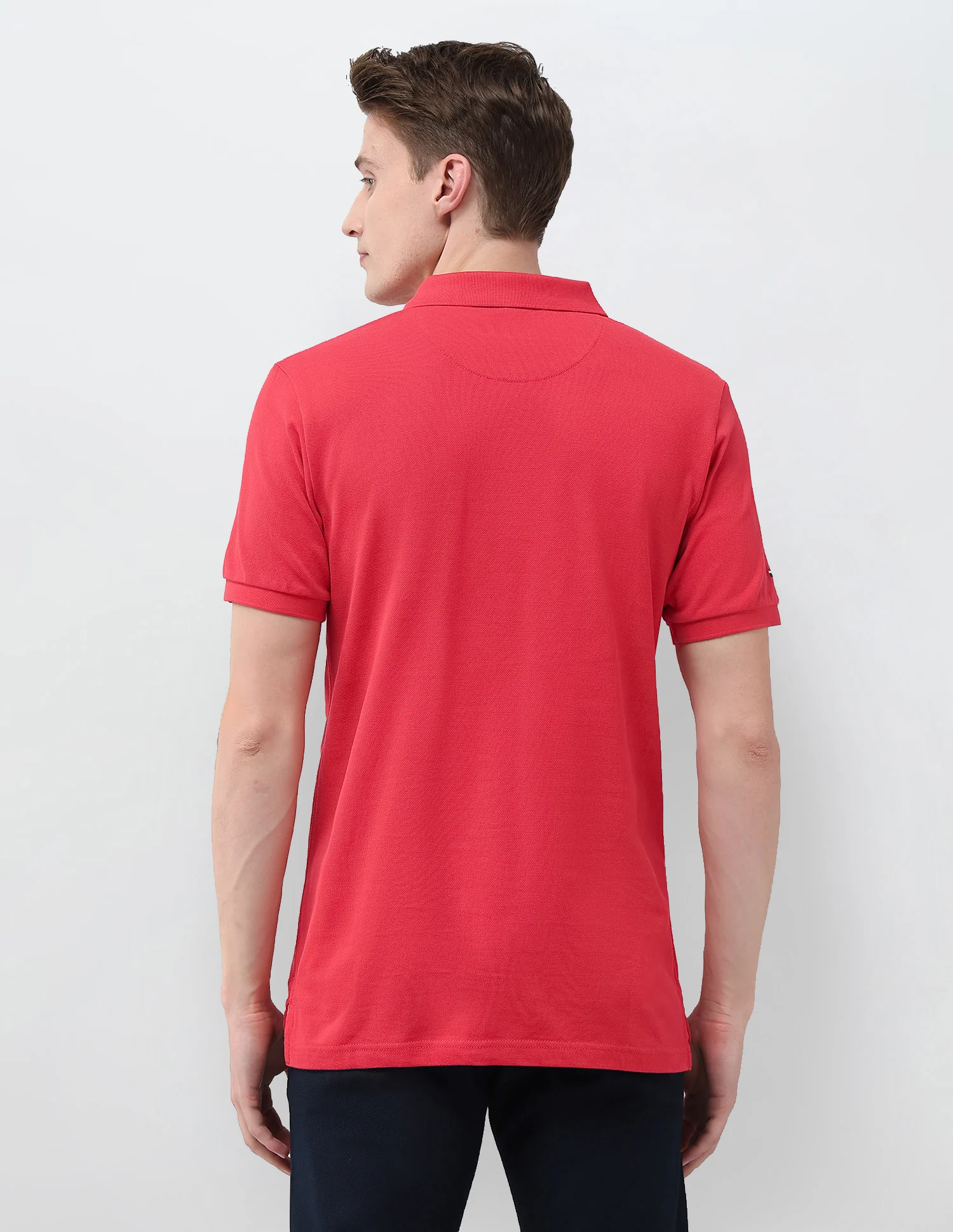 Solid Slim Fit Polo Shirt - Image 5
