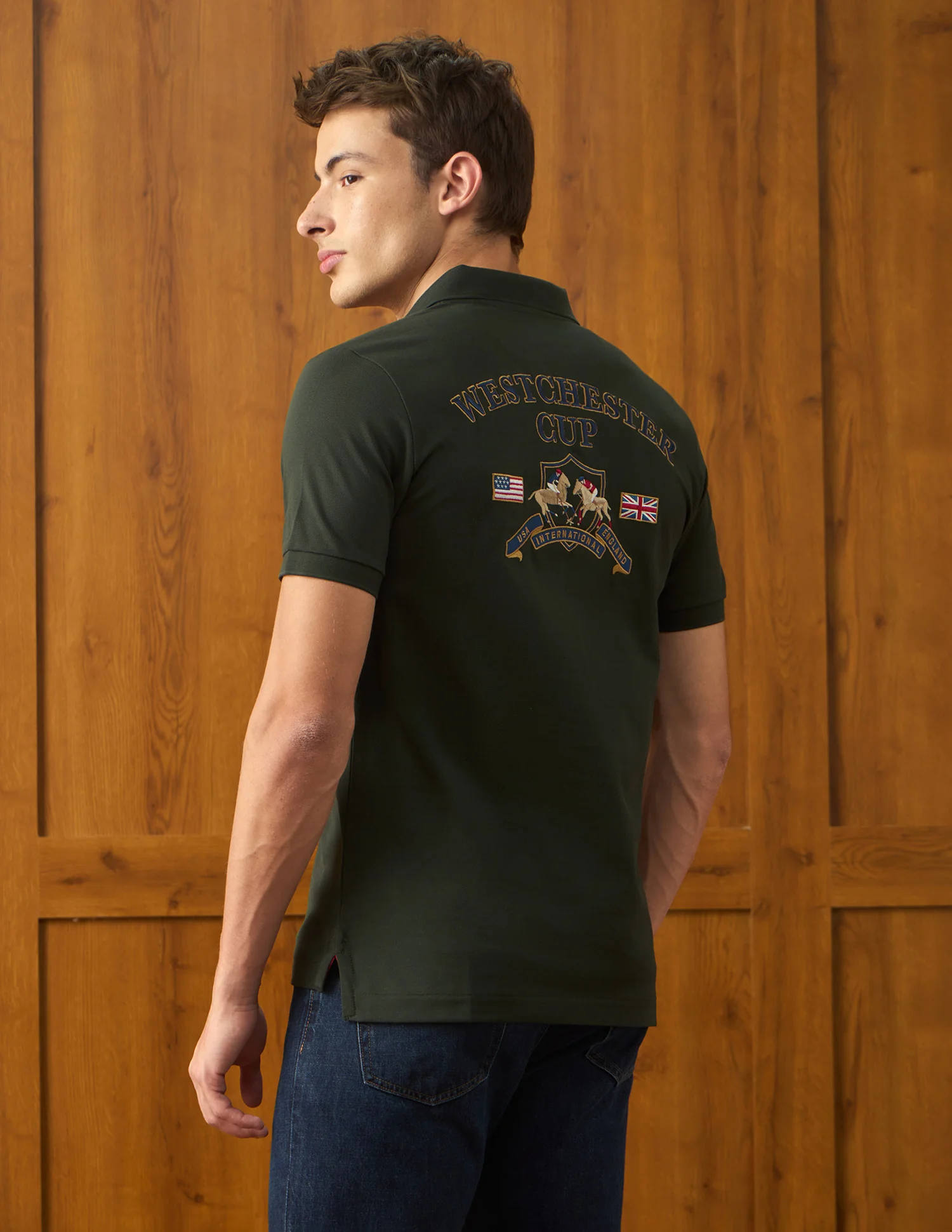 Solid Slim Fit Polo Shirt - Image 5