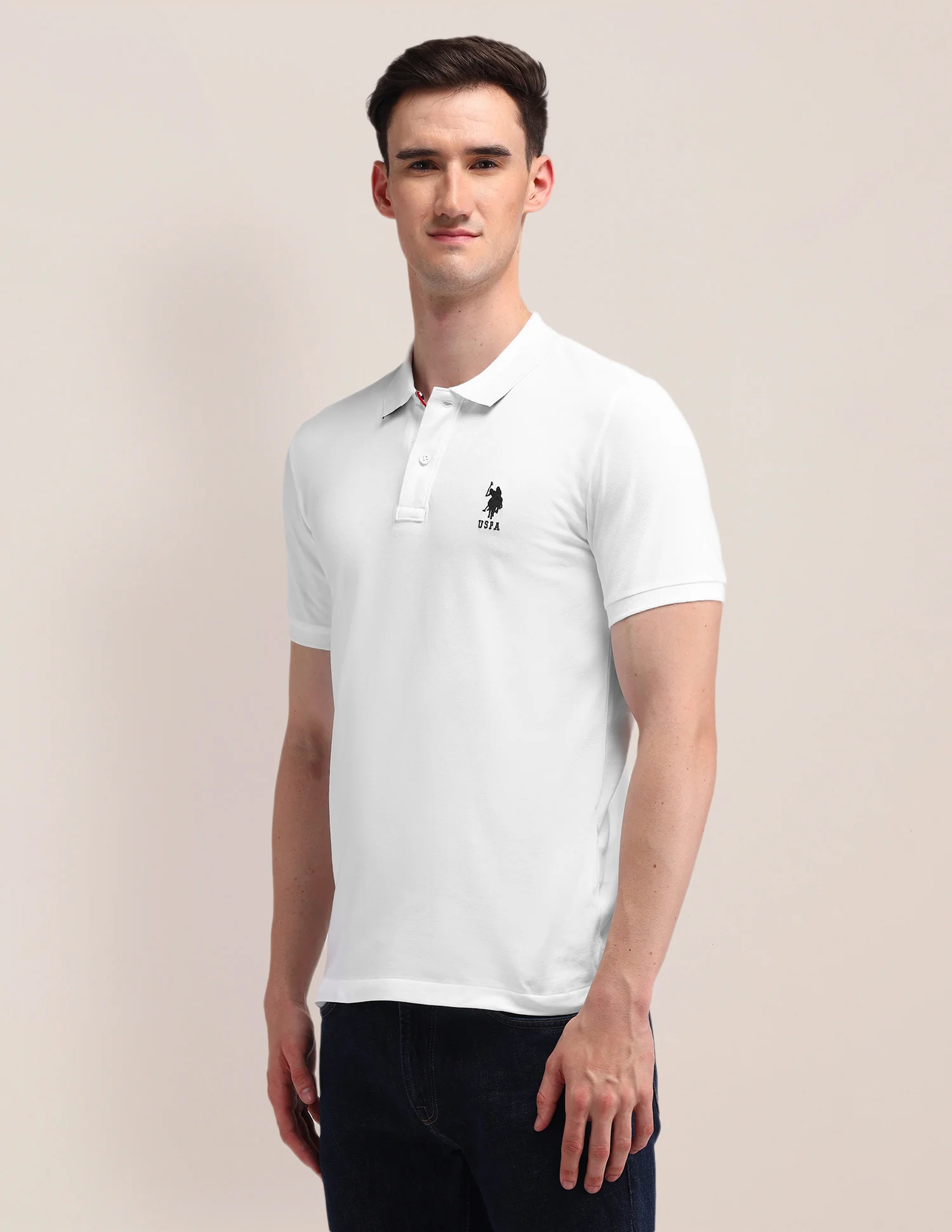 Solid Slim Fit Polo Shirt - Image 4