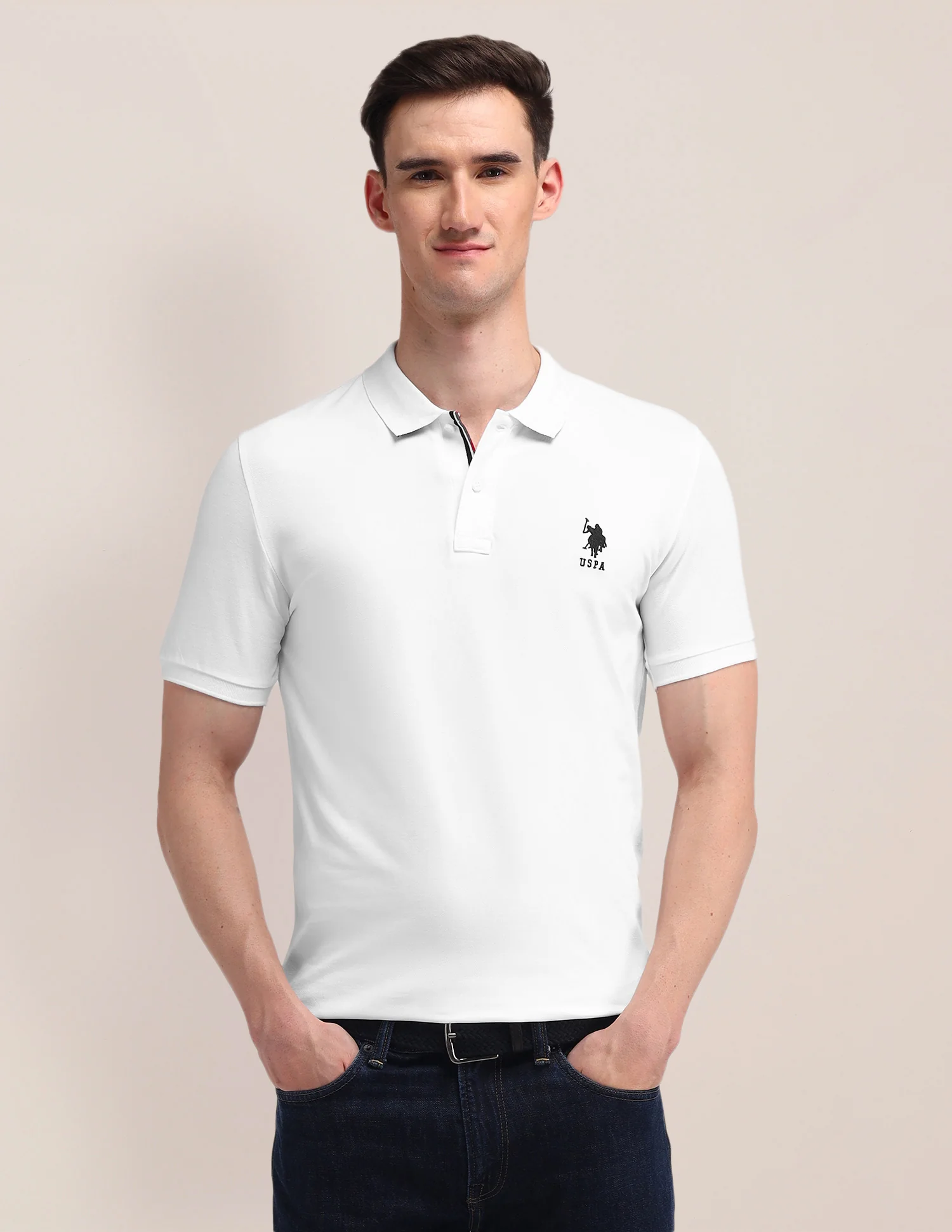 Solid Slim Fit Polo Shirt - Image 6