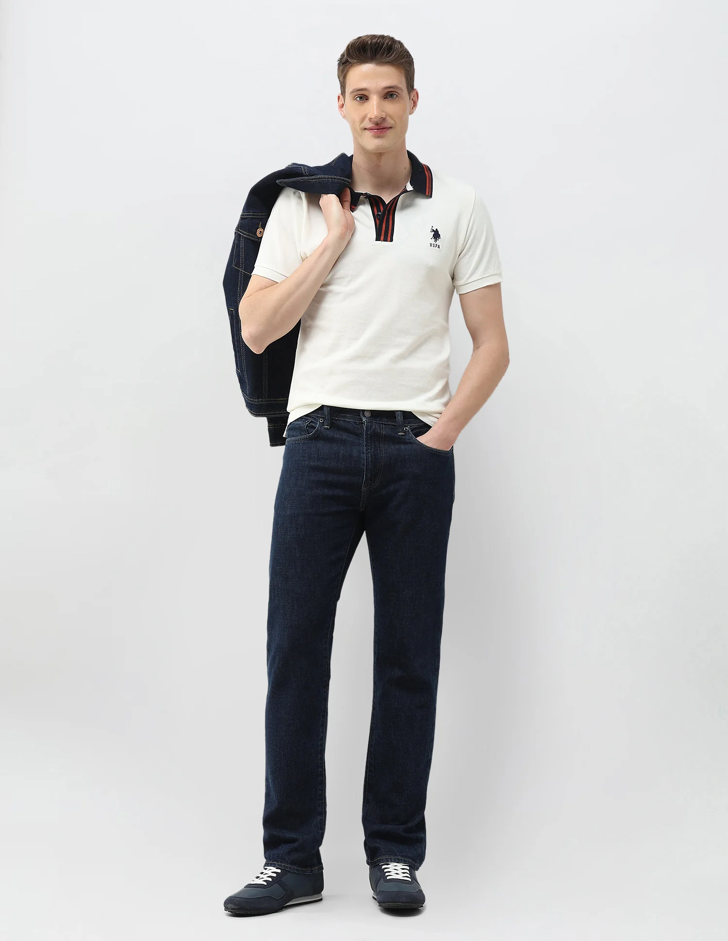 Solid Slim Fit Polo Shirt - Image 3
