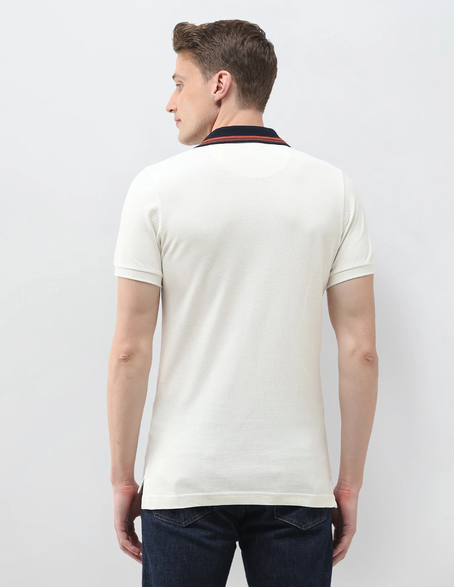 Solid Slim Fit Polo Shirt - Image 5