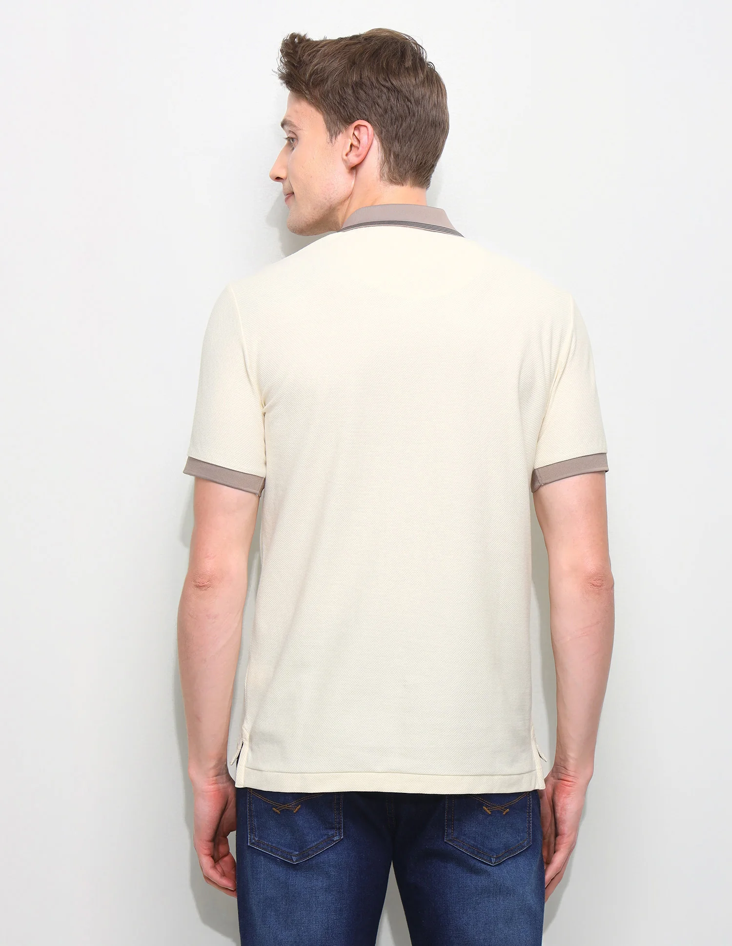 Solid Slim Fit Polo Shirt - Image 5