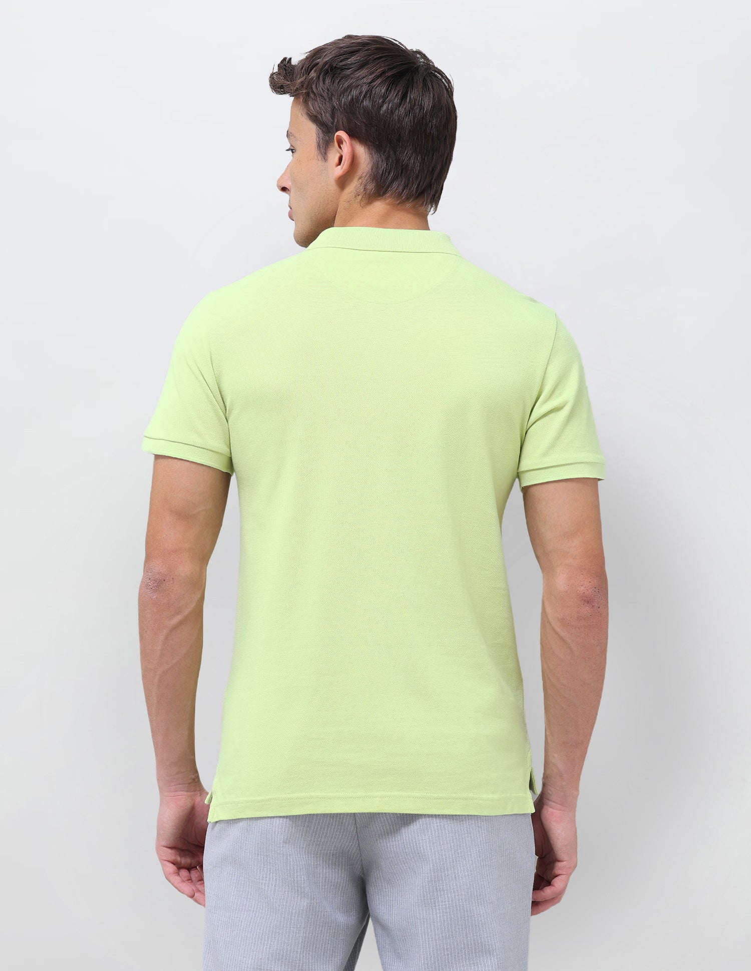 Solid Slim Fit Polo Shirt - Image 5