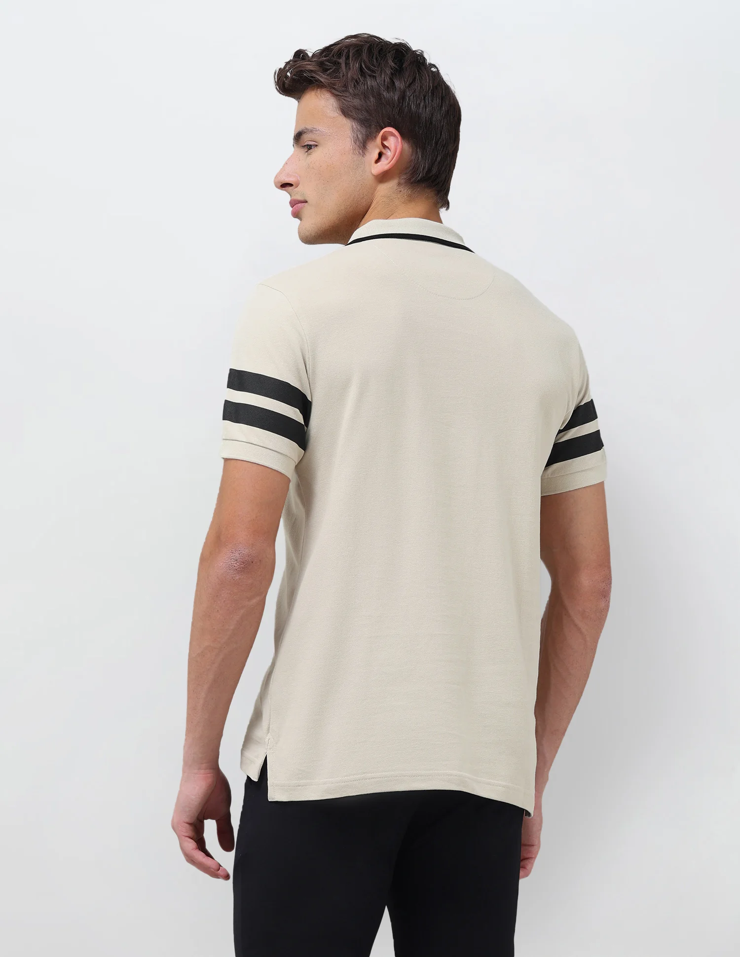 Solid Slim Fit Polo Shirt - Image 5