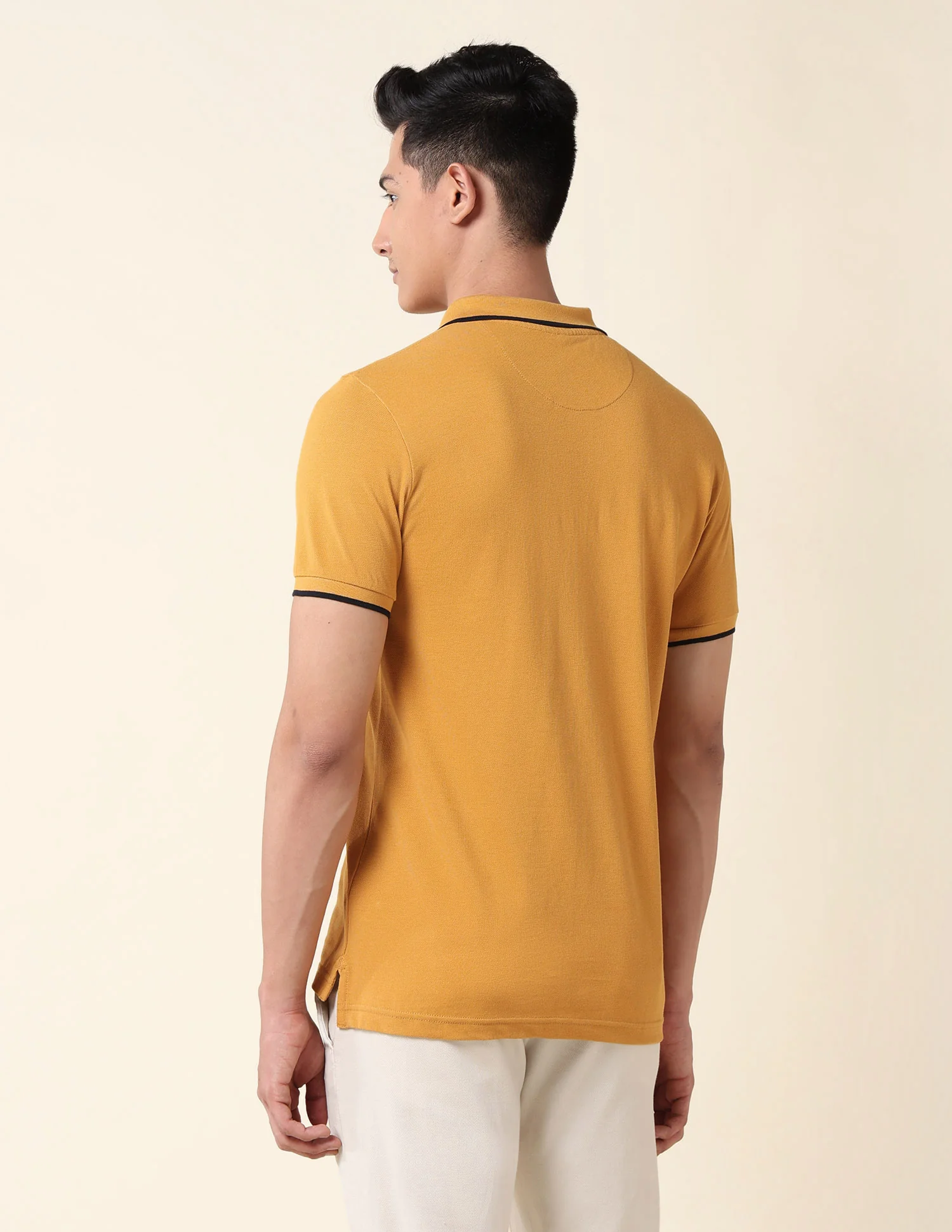 Solid Slim Fit Polo Shirt - Image 5