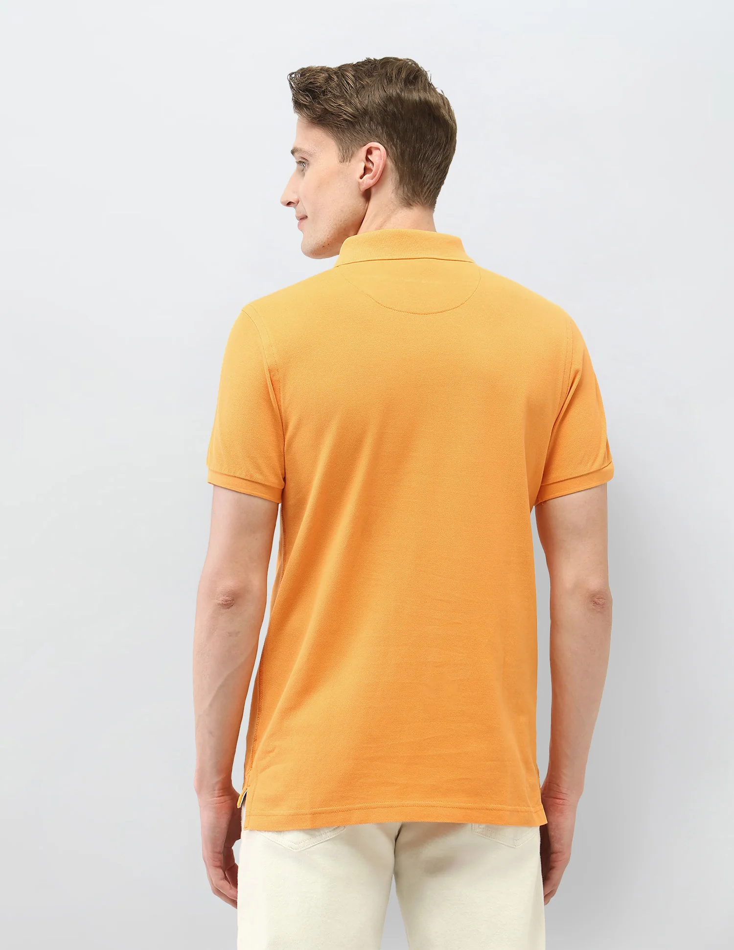 Solid Slim Fit Polo Shirt - Image 5