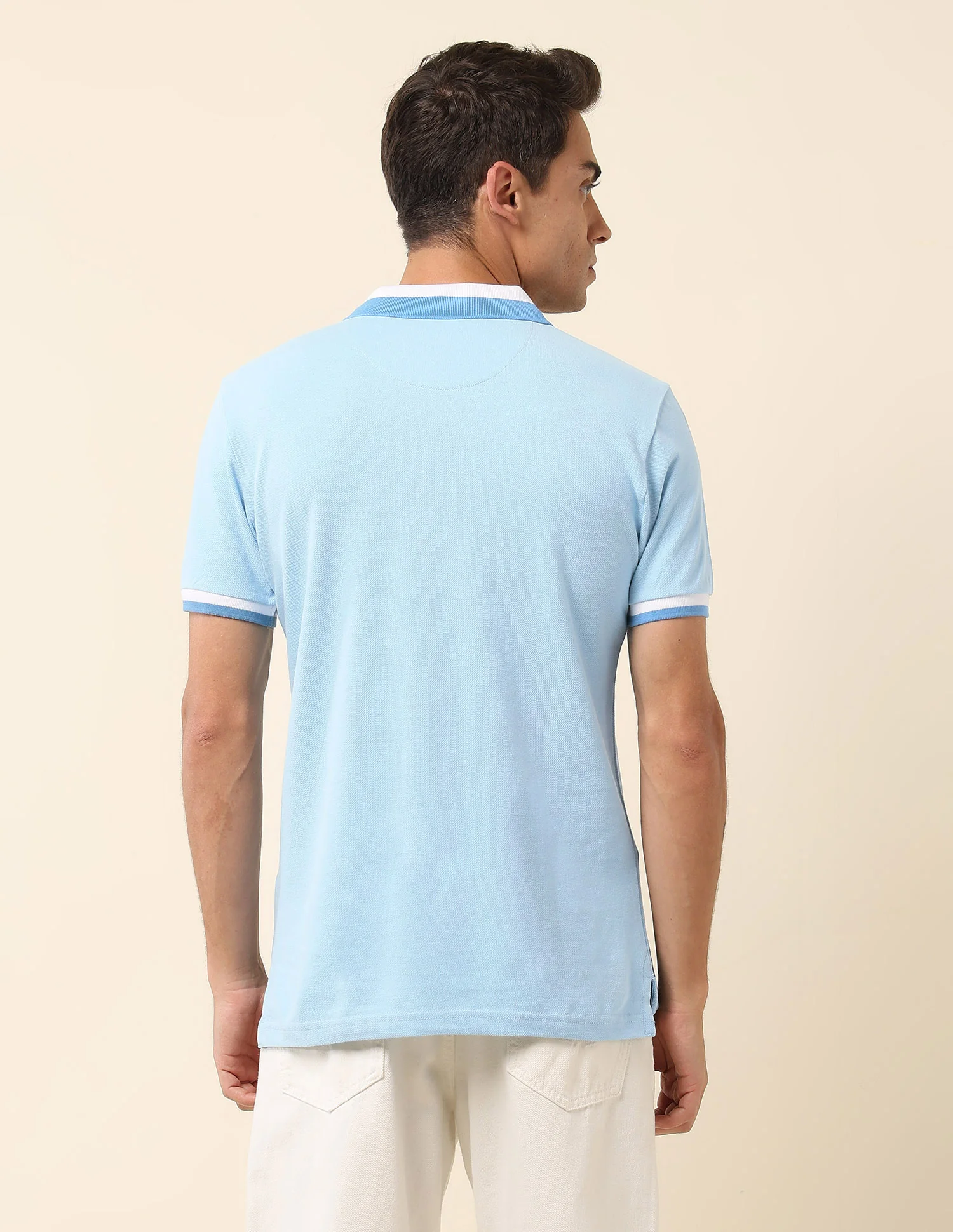 Solid Slim Fit Polo Shirt - Image 5