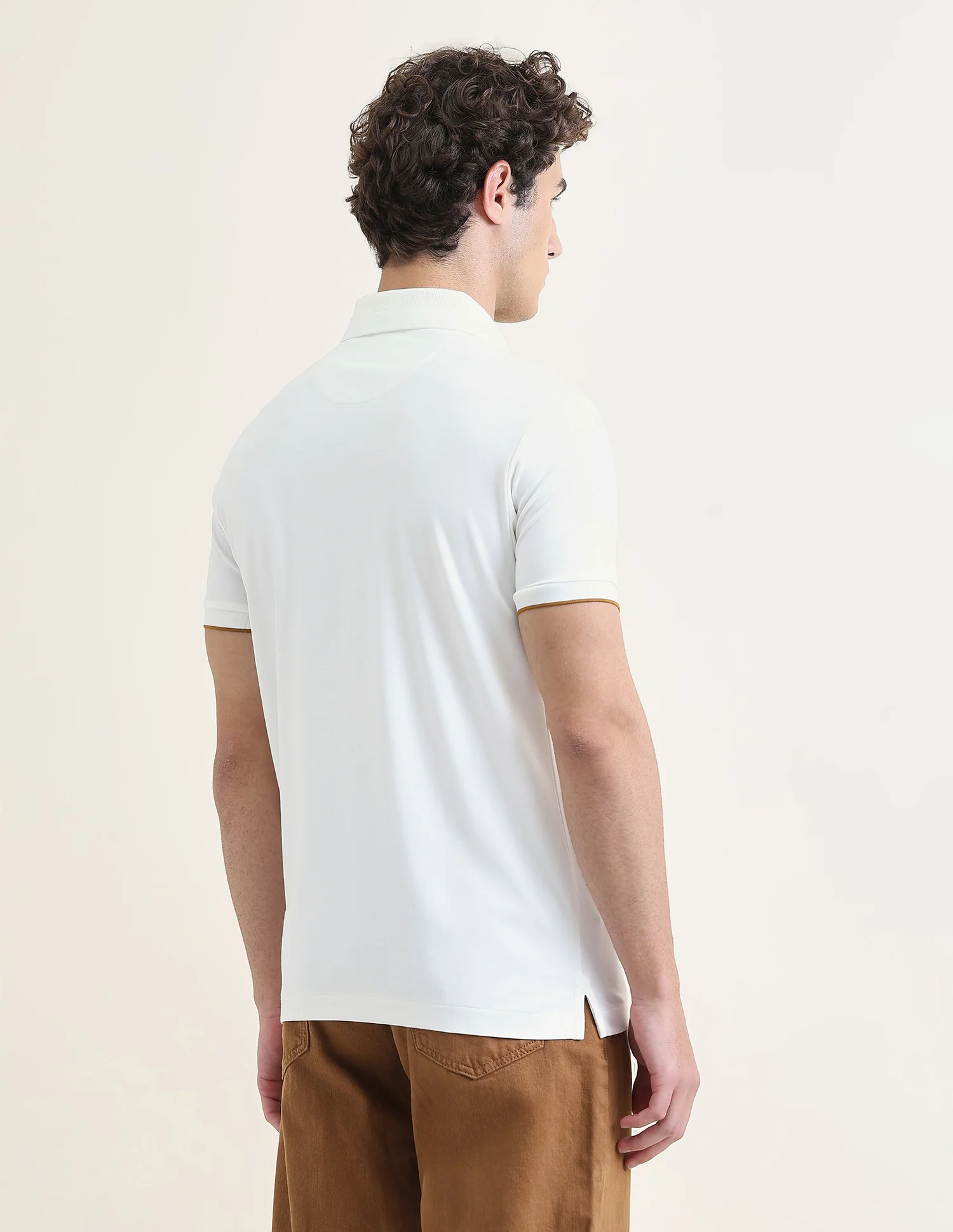 Solid Slim Fit Polo Shirt - Image 5