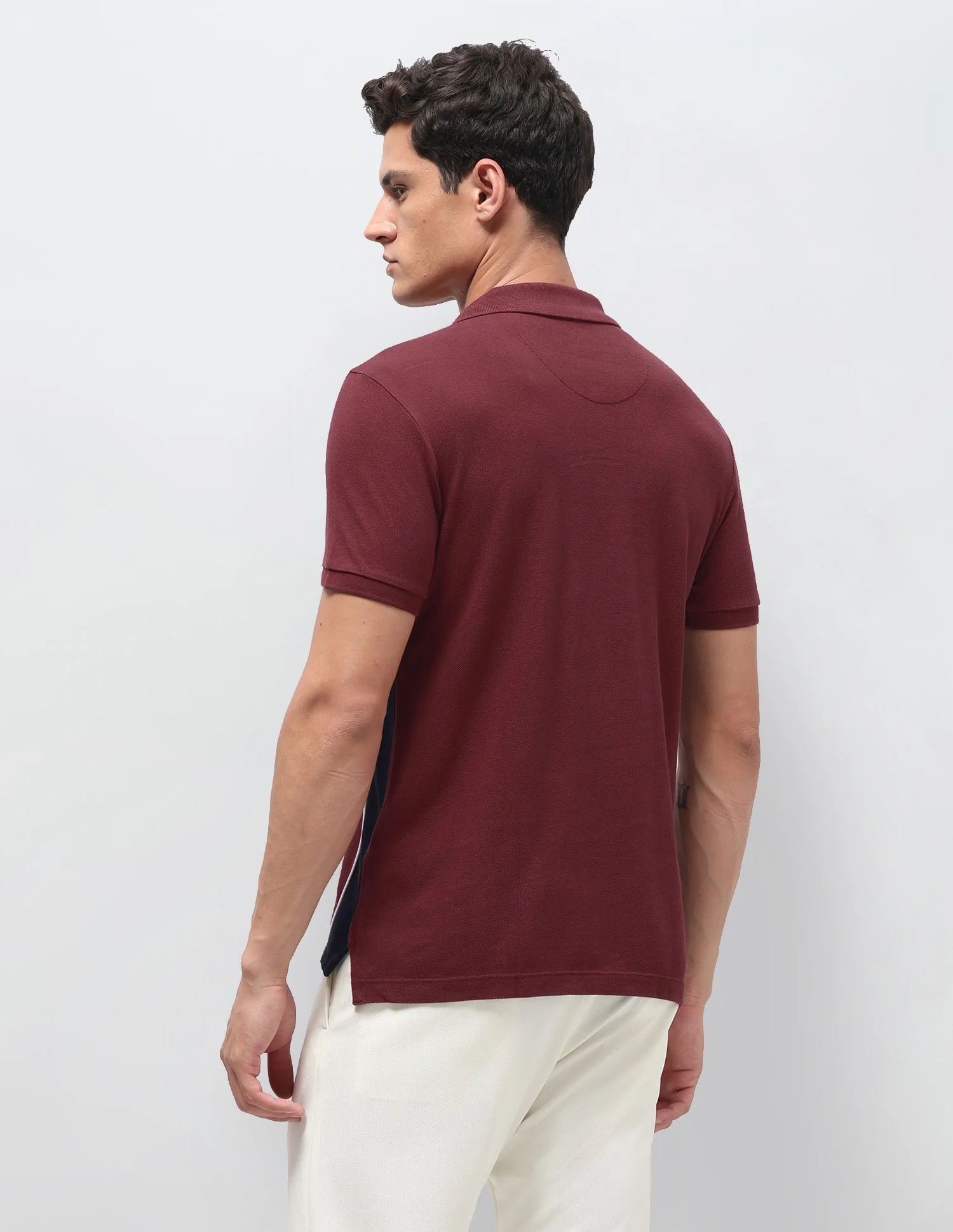 Solid Slim Fit Polo Shirt - Image 5