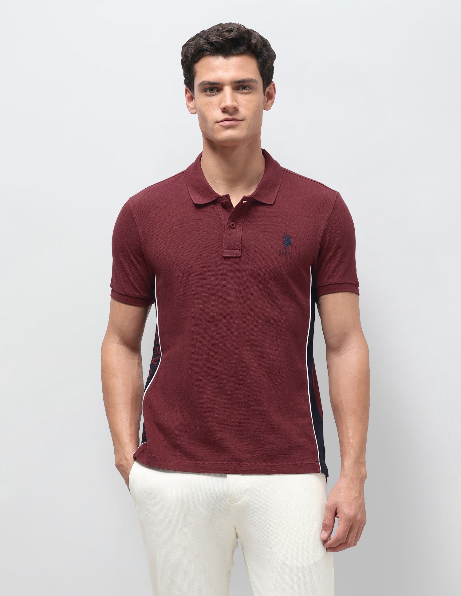 Solid Slim Fit Polo Shirt - Image 6