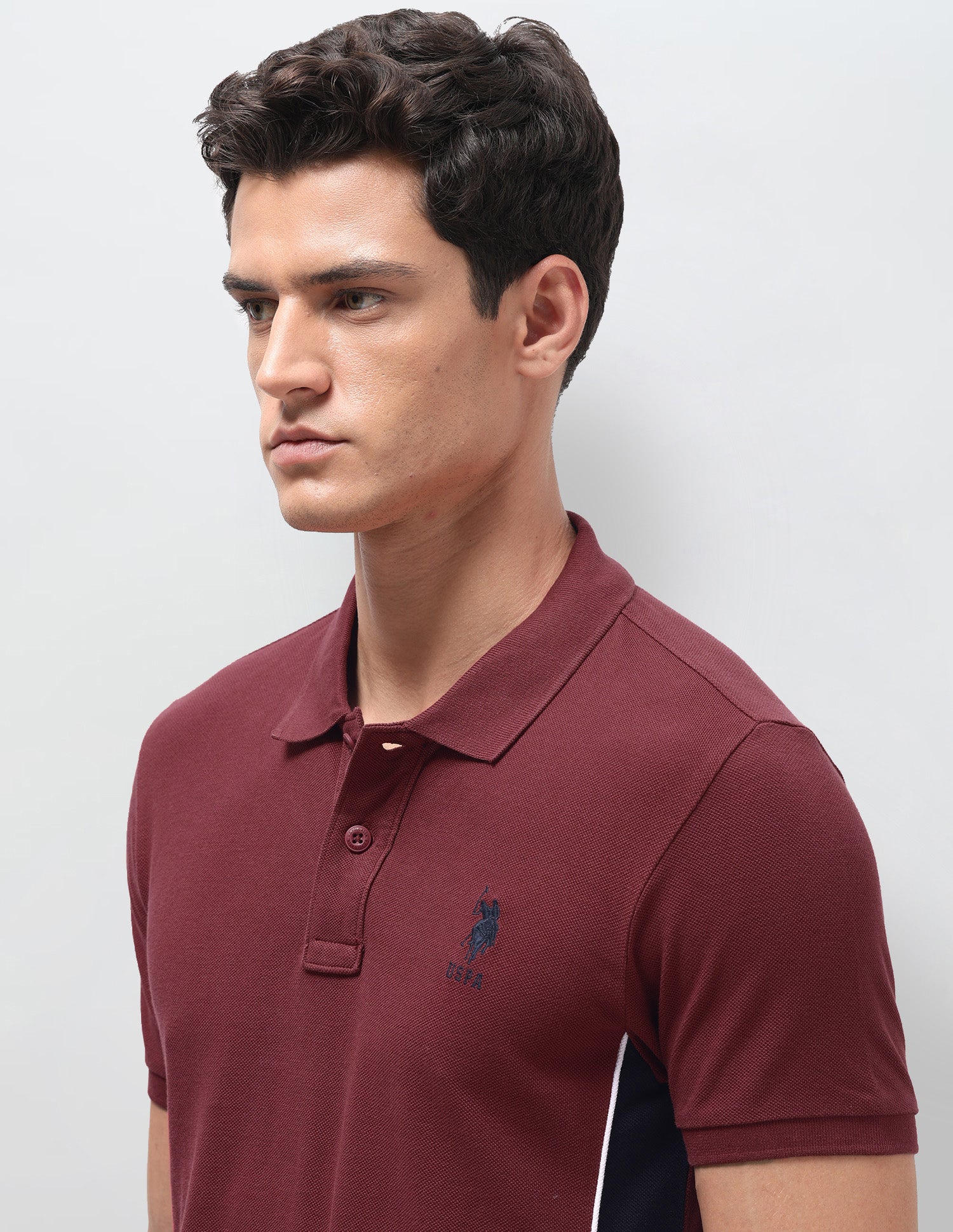 Solid Slim Fit Polo Shirt - Image 7