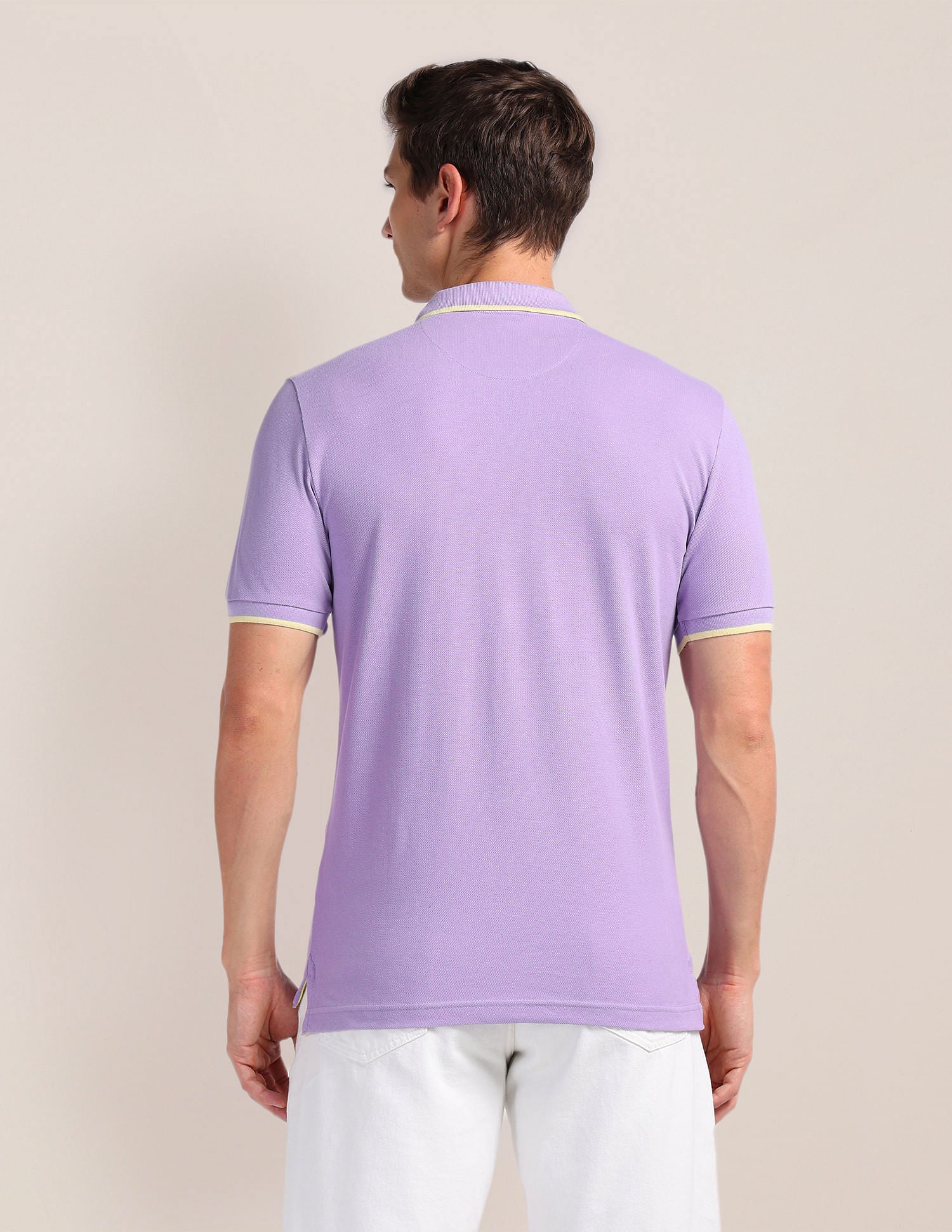 Solid Slim Fit Polo Shirt - Image 5