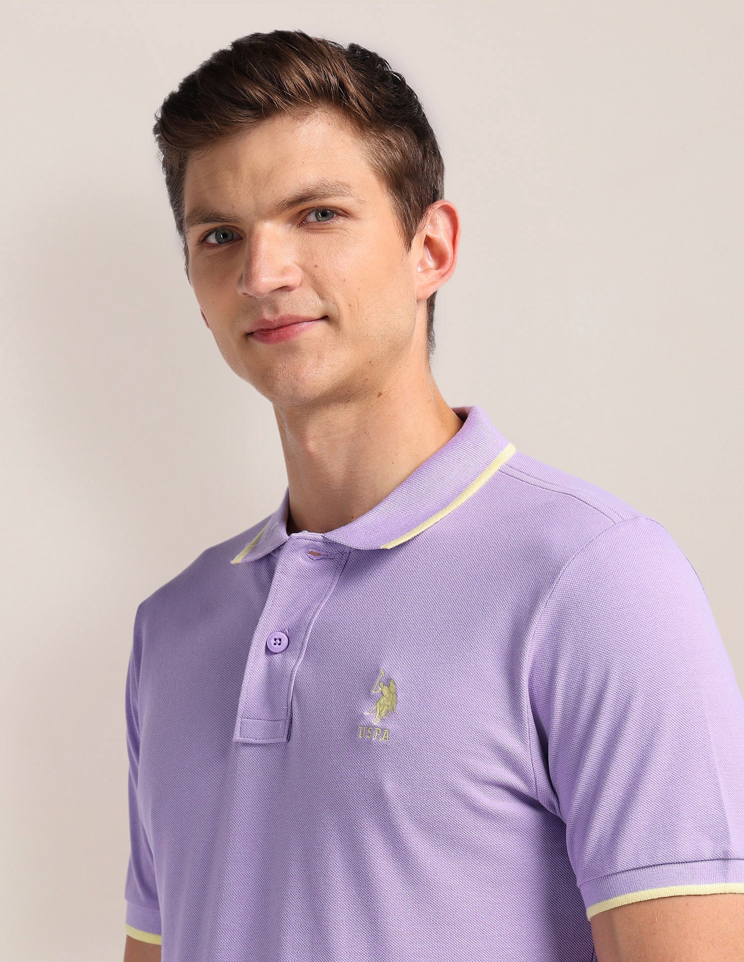 Solid Slim Fit Polo Shirt - Image 7
