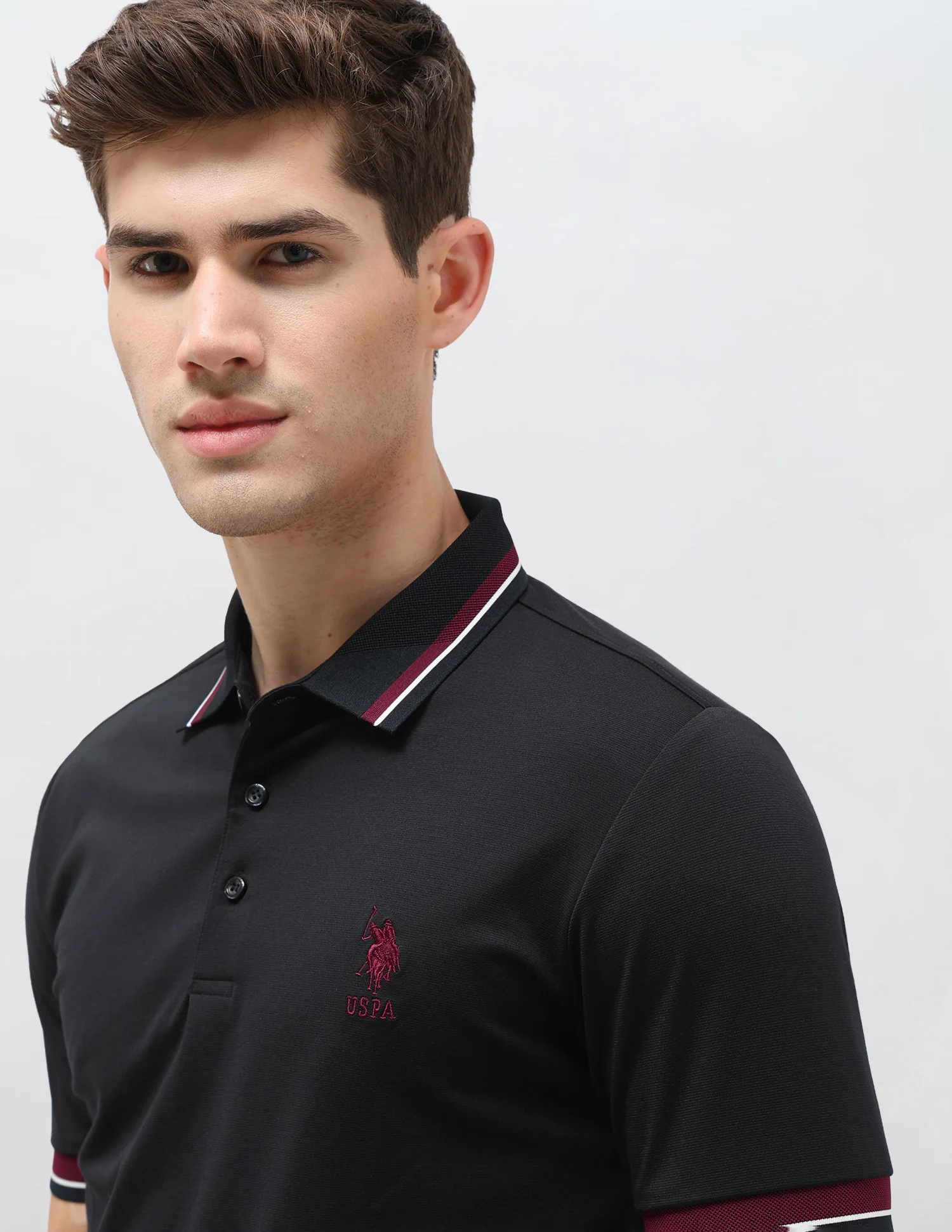 Solid Slim Fit Polo Shirt - Image 7