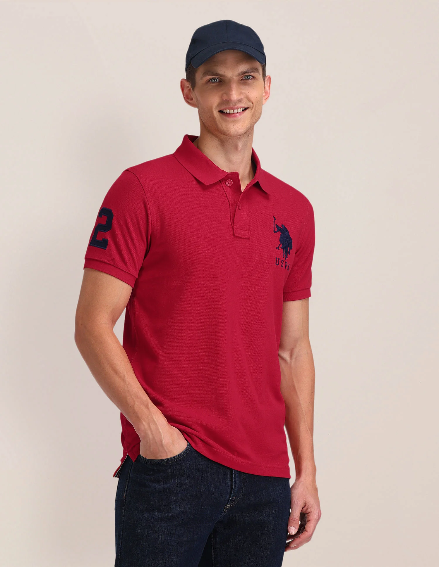 Solid Slim Fit Polo Shirt