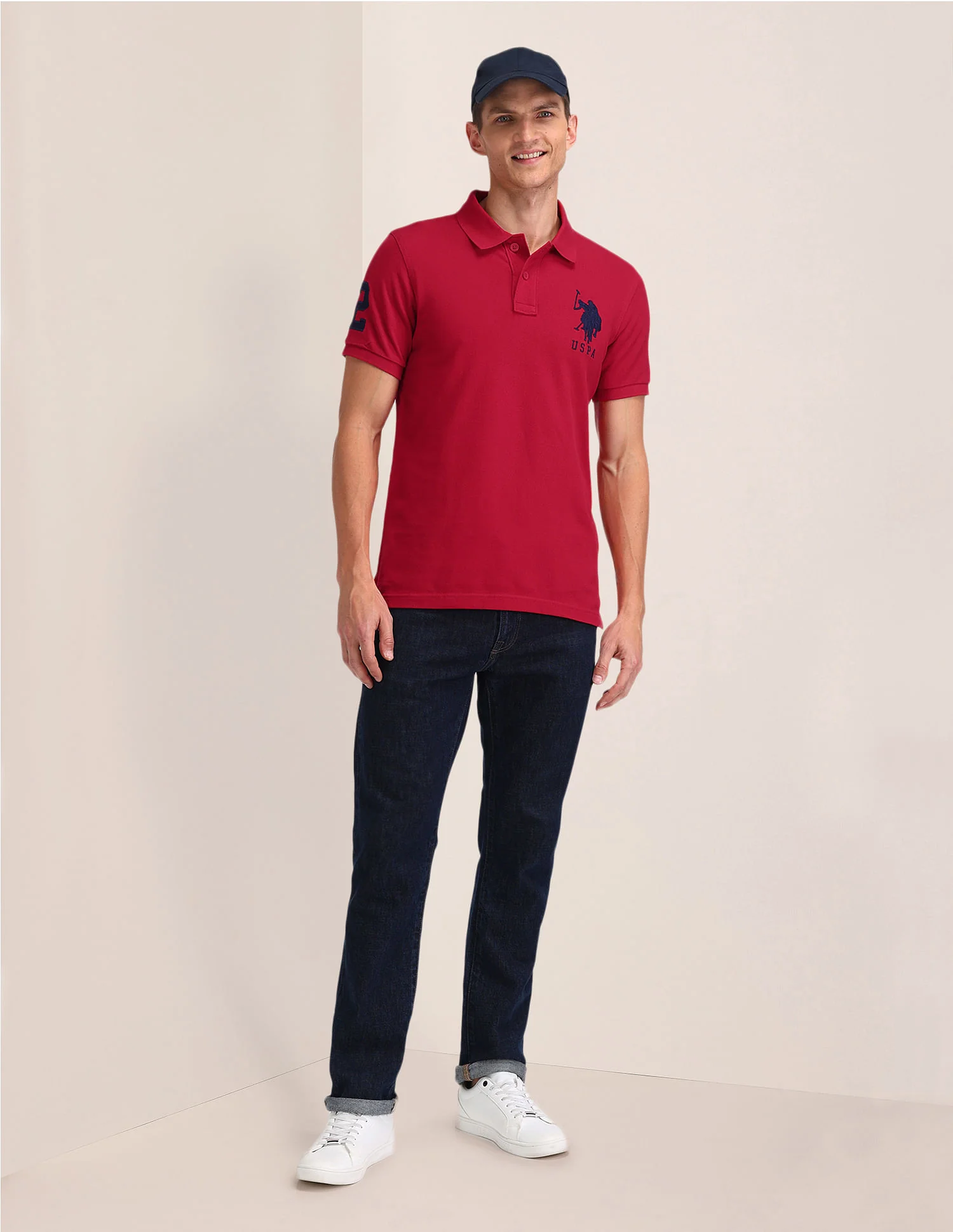 Solid Slim Fit Polo Shirt - Image 3