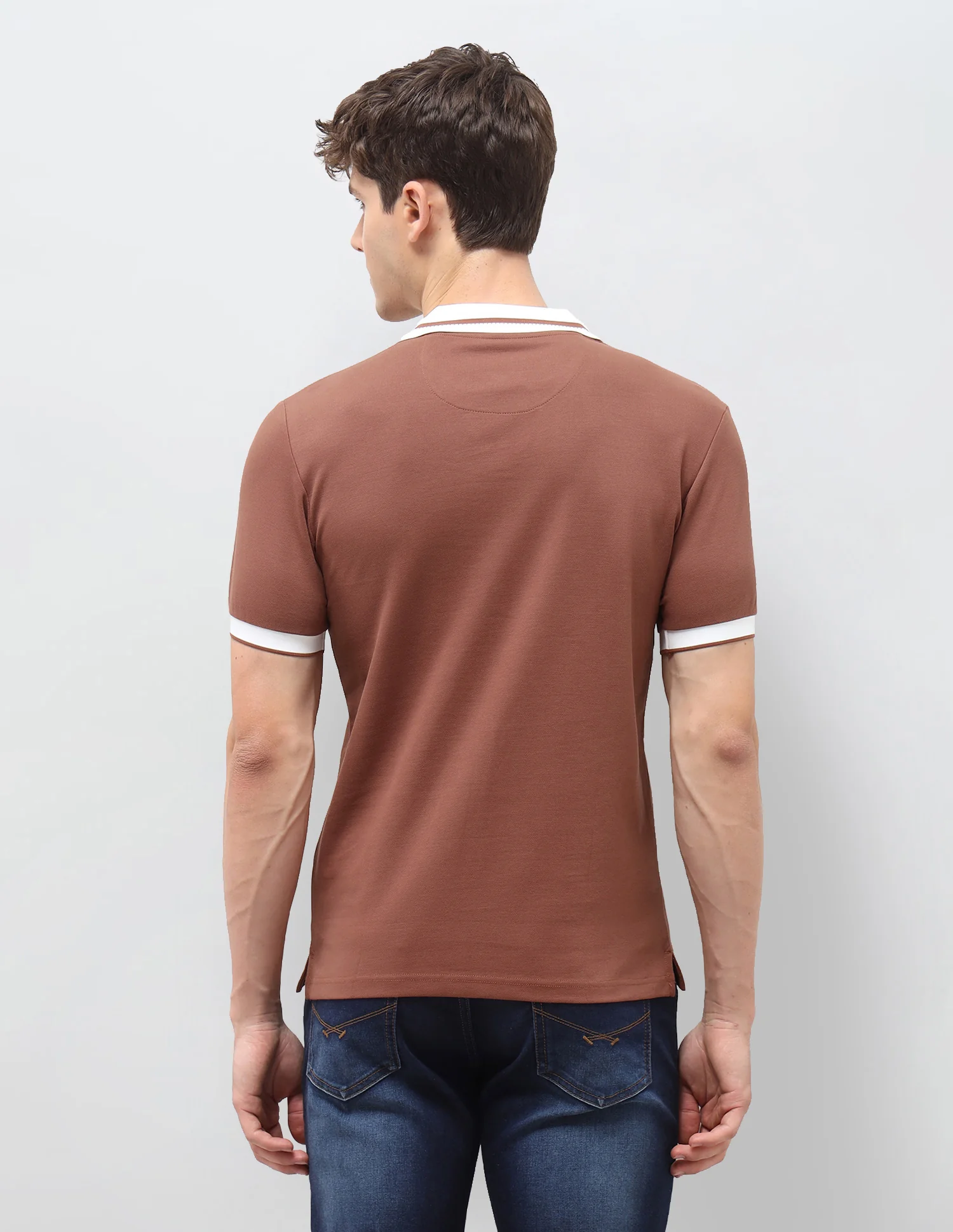 Solid Slim Fit Polo Shirt - Image 5