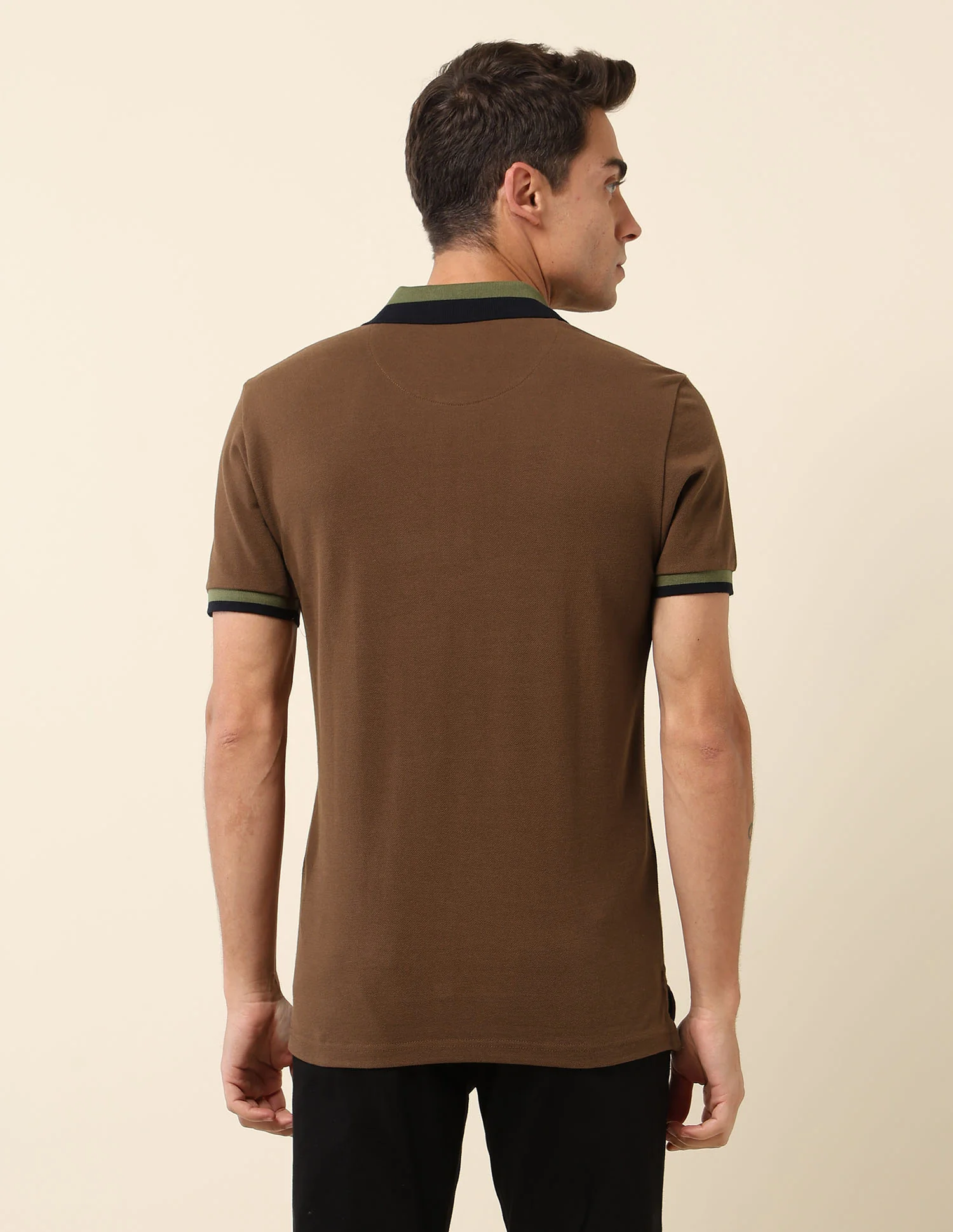 Solid Slim Fit Polo Shirt - Image 5