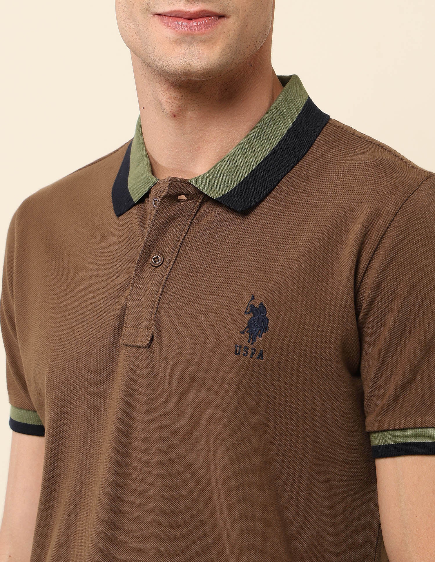 Solid Slim Fit Polo Shirt - Image 7