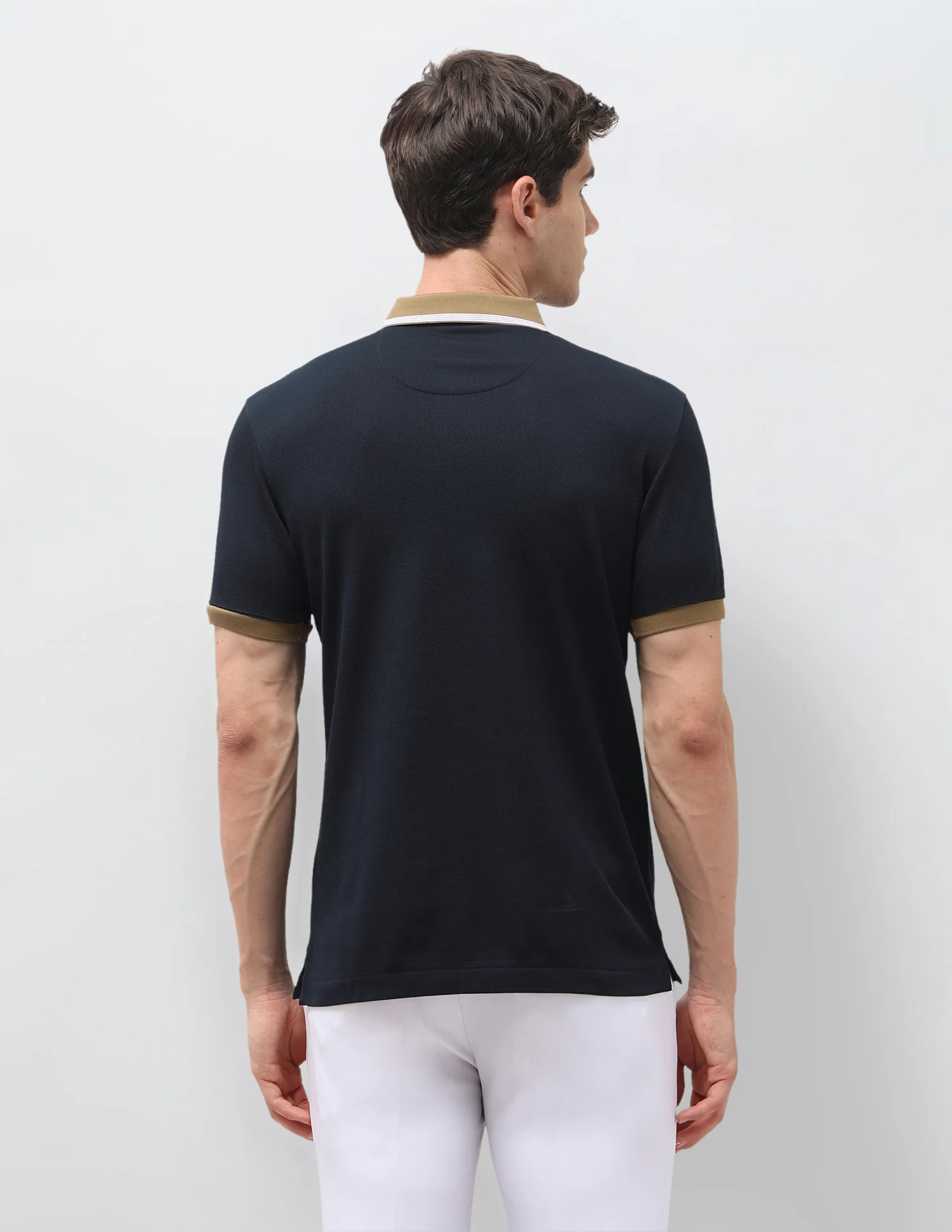 Solid Slim Fit Polo Shirt - Image 5