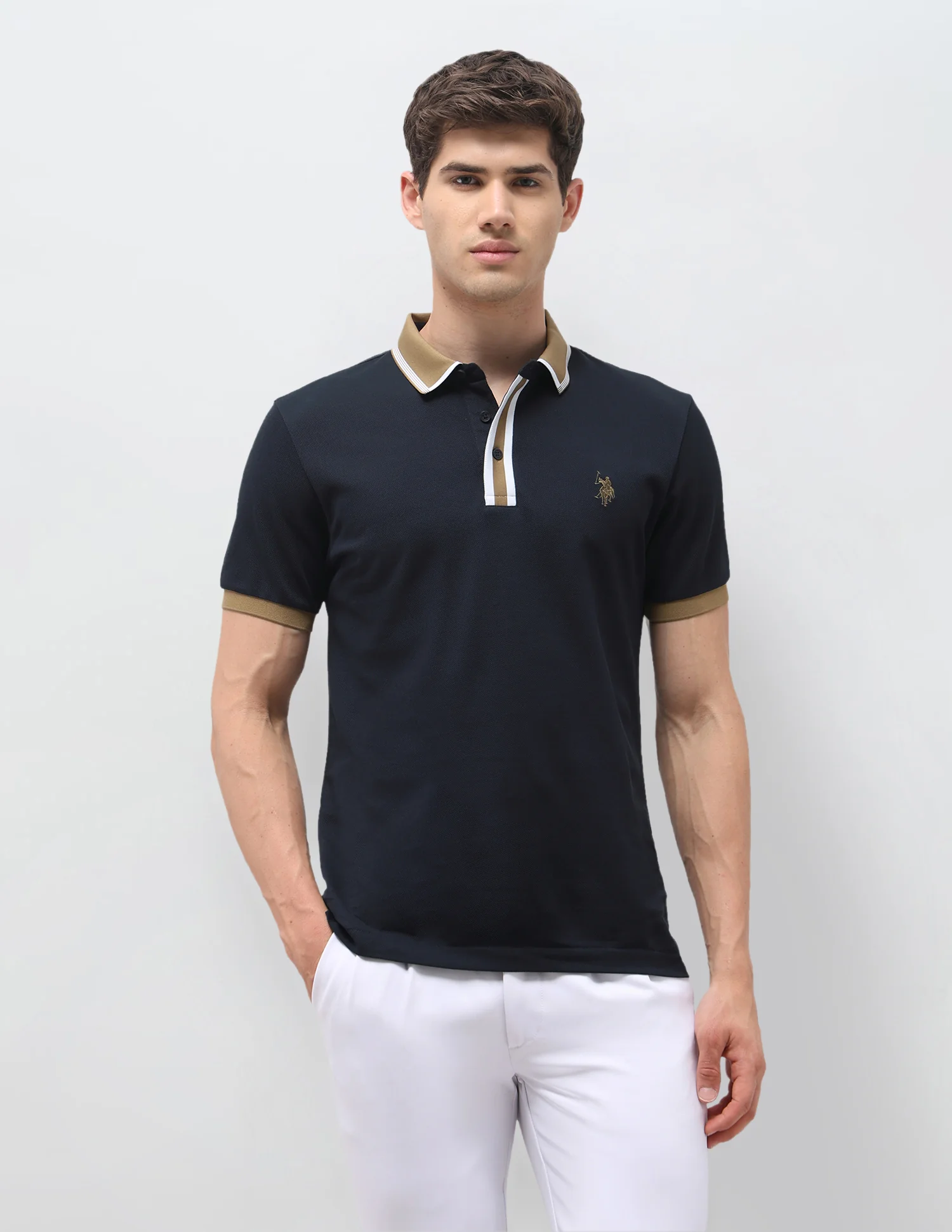 Solid Slim Fit Polo Shirt - Image 6