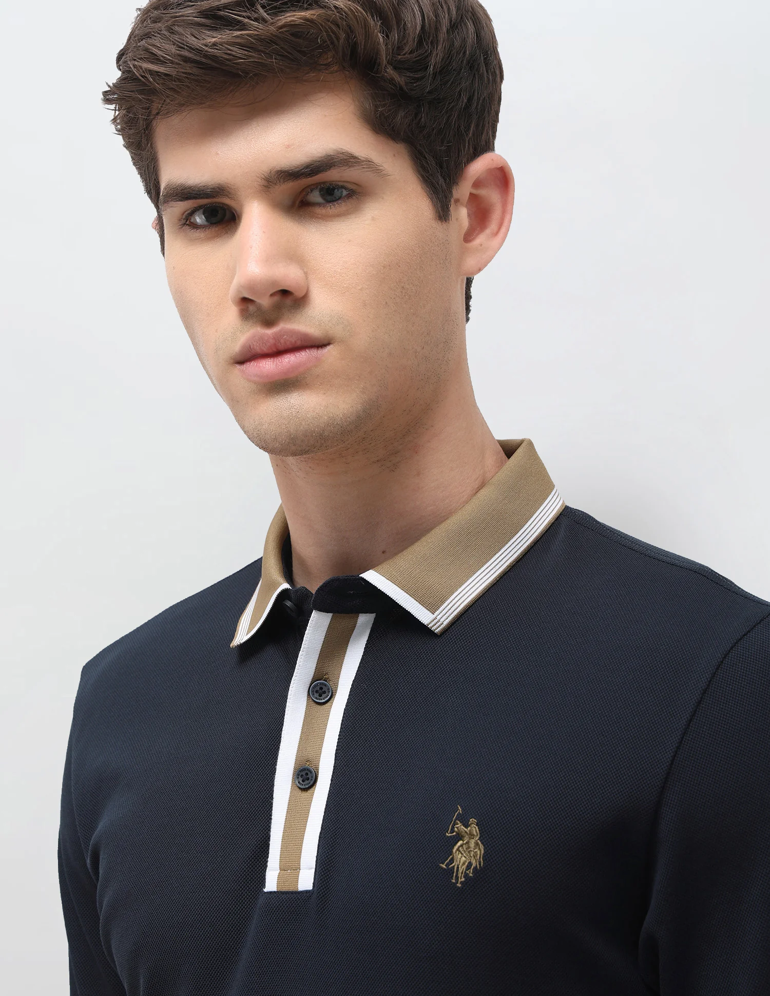Solid Slim Fit Polo Shirt - Image 7